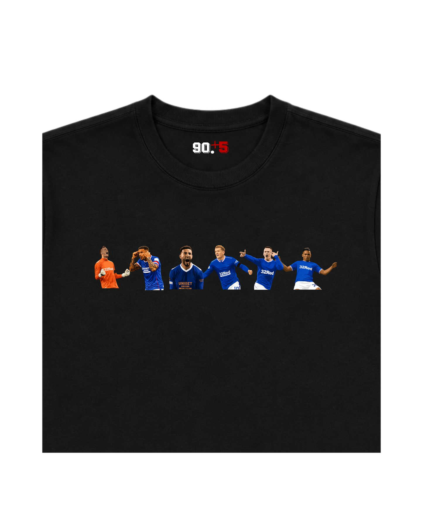 Rangers FC - 55 Heroes | Printed Club Classic T-Shirt