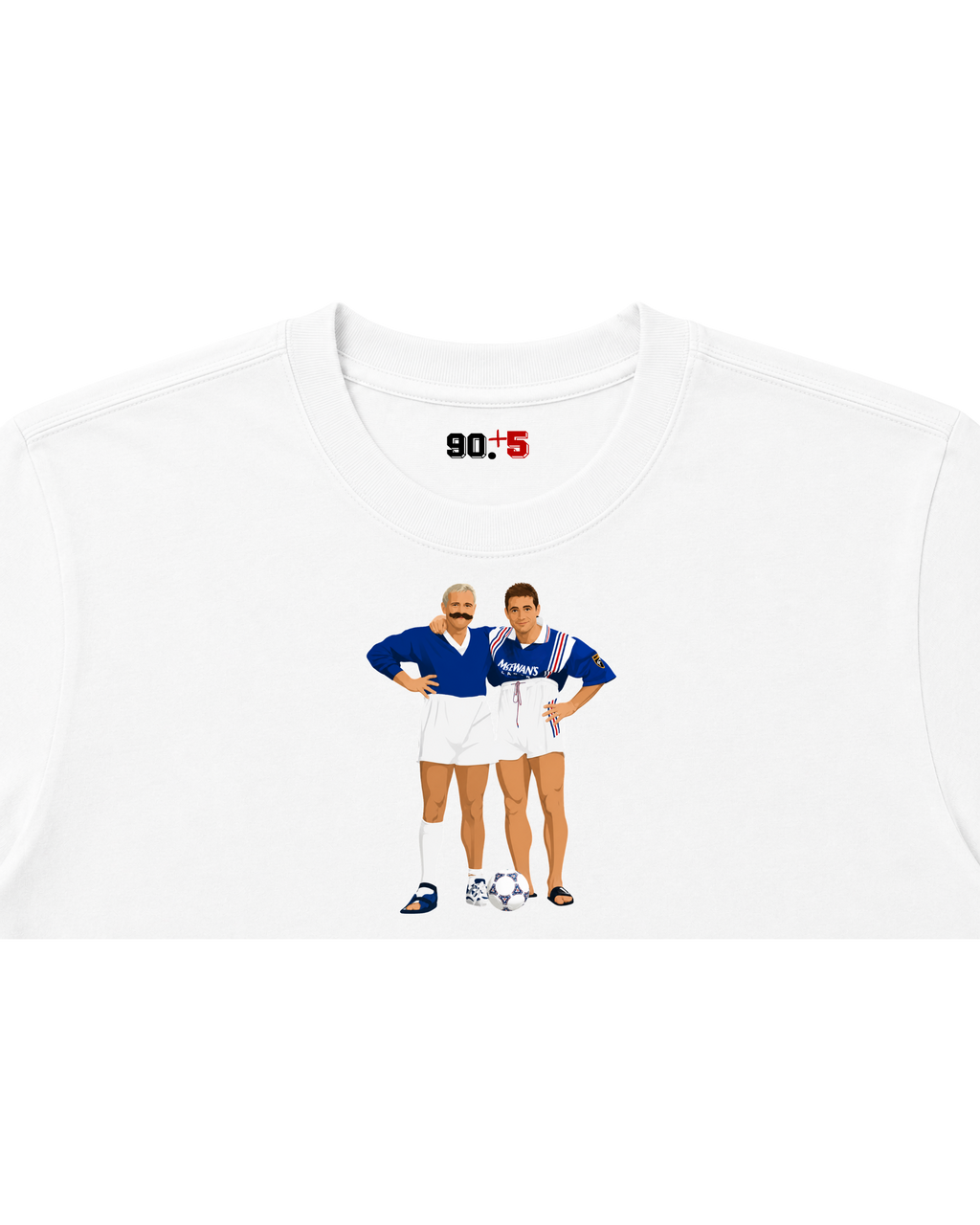 Rangers FC - McCoist & Gazza | Printed Club Classic T-Shirt