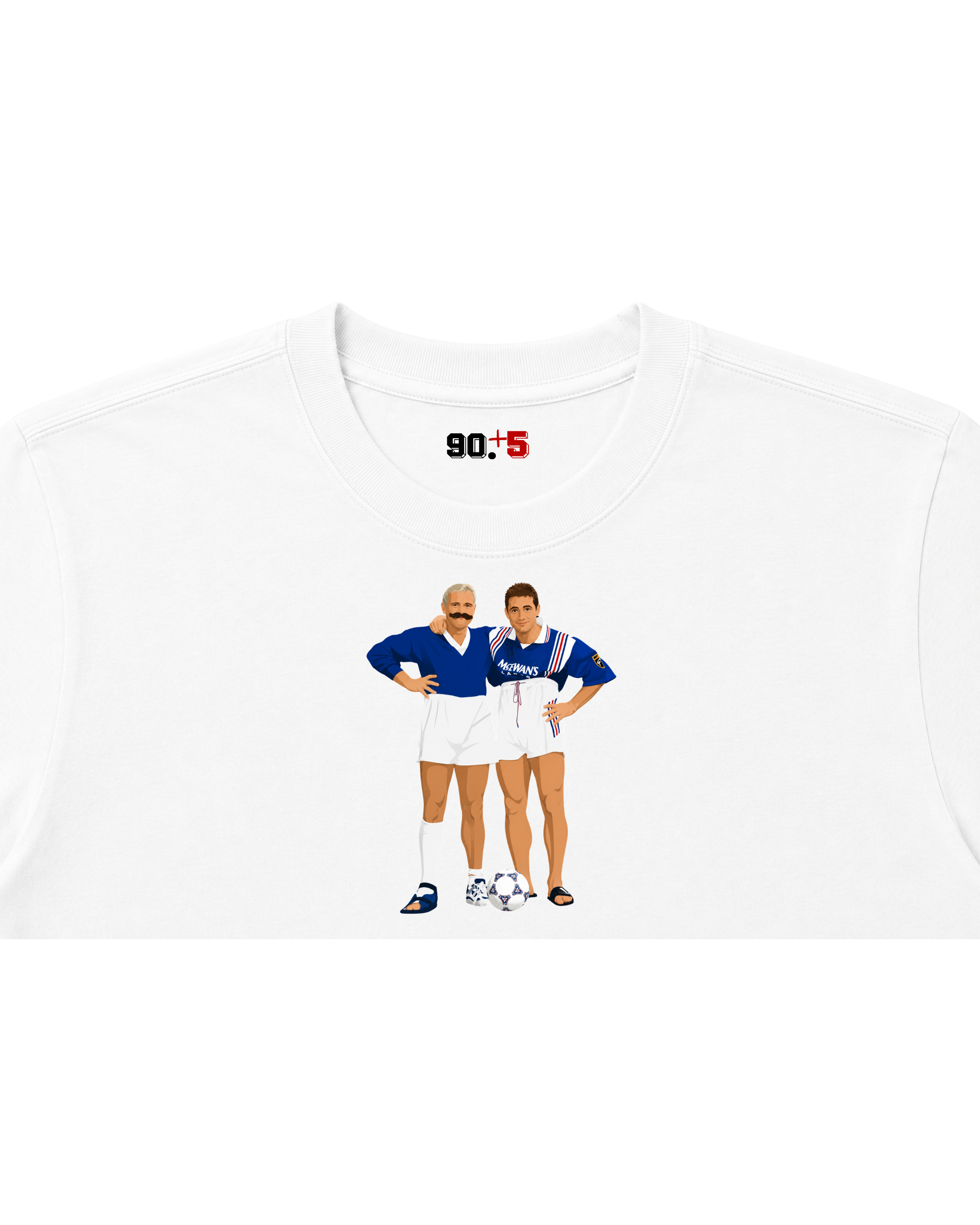 Rangers FC - McCoist & Gazza | Printed Club Classic T-Shirt