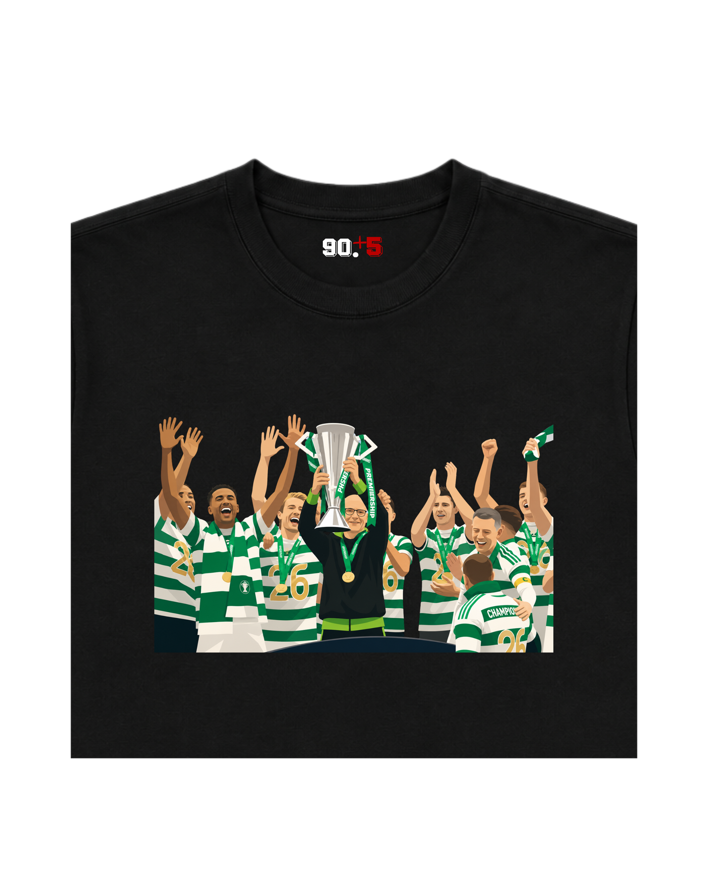 Celtic FC - 56th League Title | Printed Club Classic T-Shirt