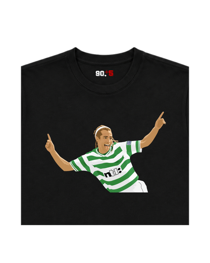 Celtic FC - Larsson | Printed Club Classic T-Shirt