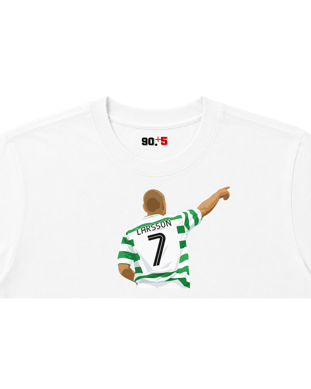 Celtic FC - Larsson 7 | Printed Club Classic T-Shirt