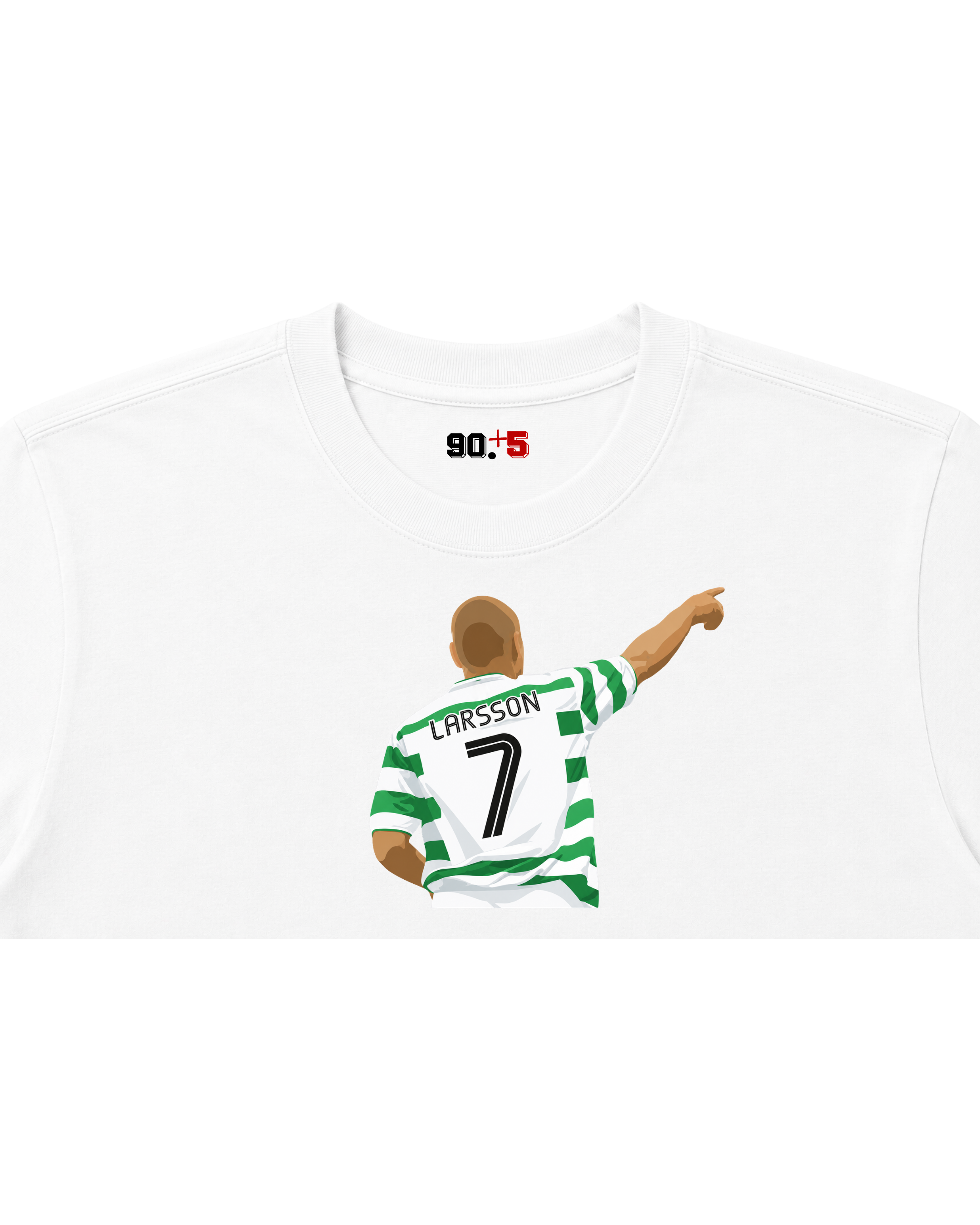 Celtic FC - Larsson 7 | Printed Club Classic T-Shirt