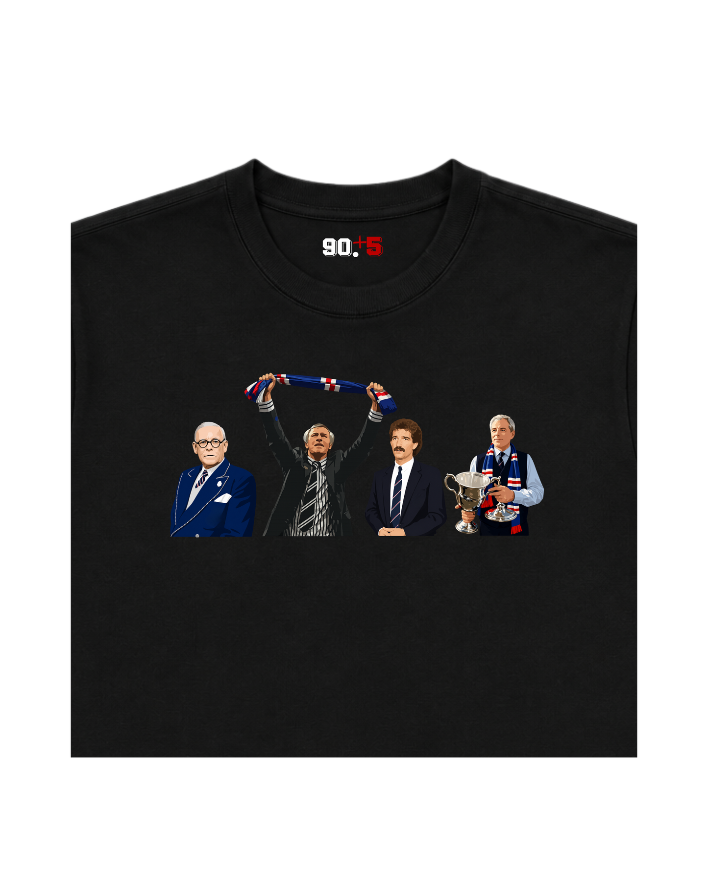 Rangers FC - Managers | Printed Club Classic T-Shirt