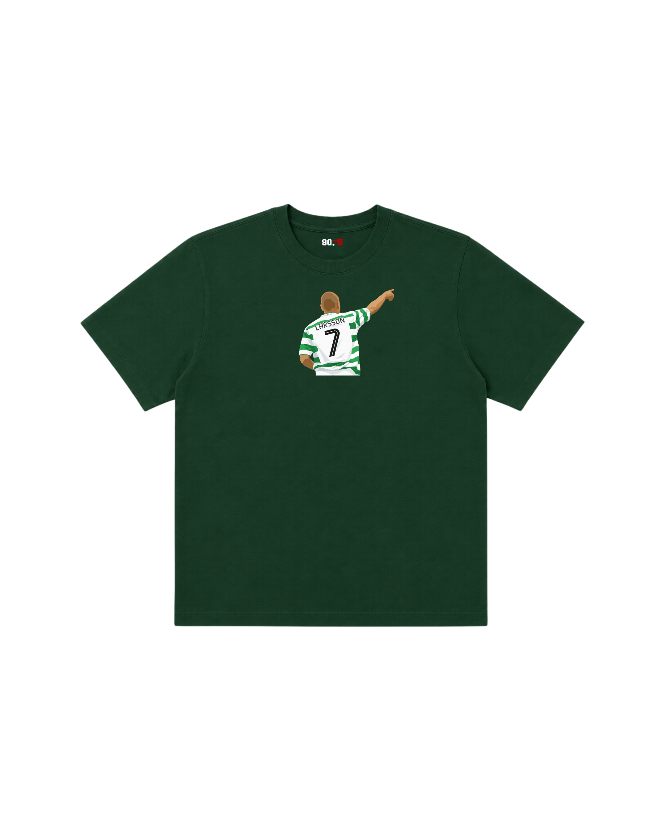 Celtic FC - Larsson 7 | Printed Club Classic T-Shirt