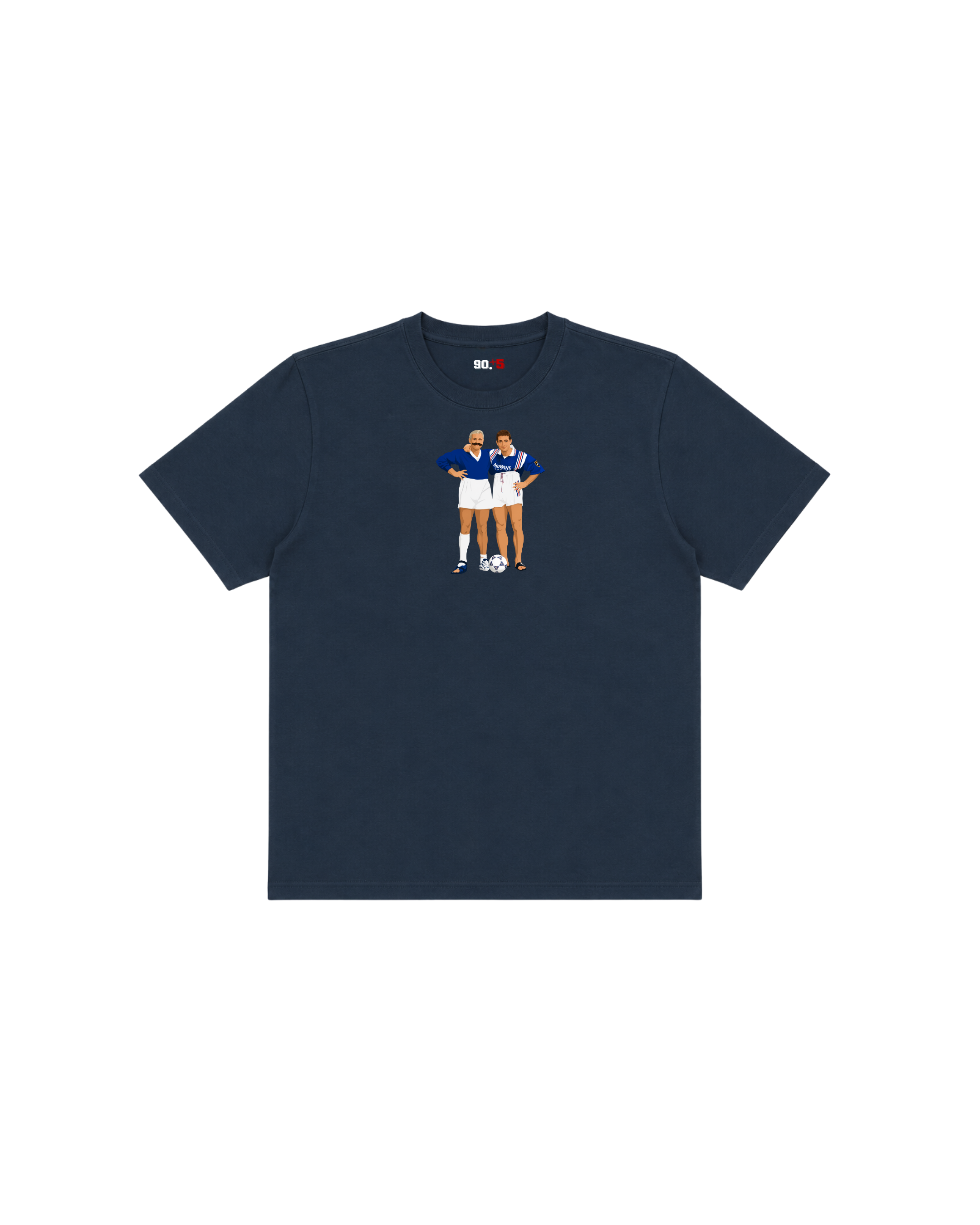Rangers FC - McCoist & Gazza | Printed Club Classic T-Shirt