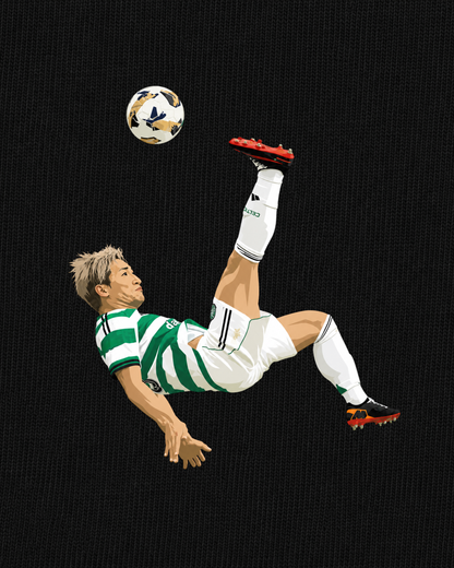 Celtic FC - Maeda Overhead Kick vs Rangers | Printed Club Classic T-Shirt