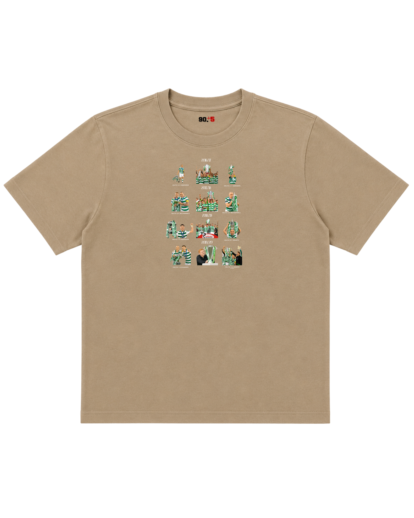 Celtic FC - Quadruple Treble | Printed Club Classic T-Shirt