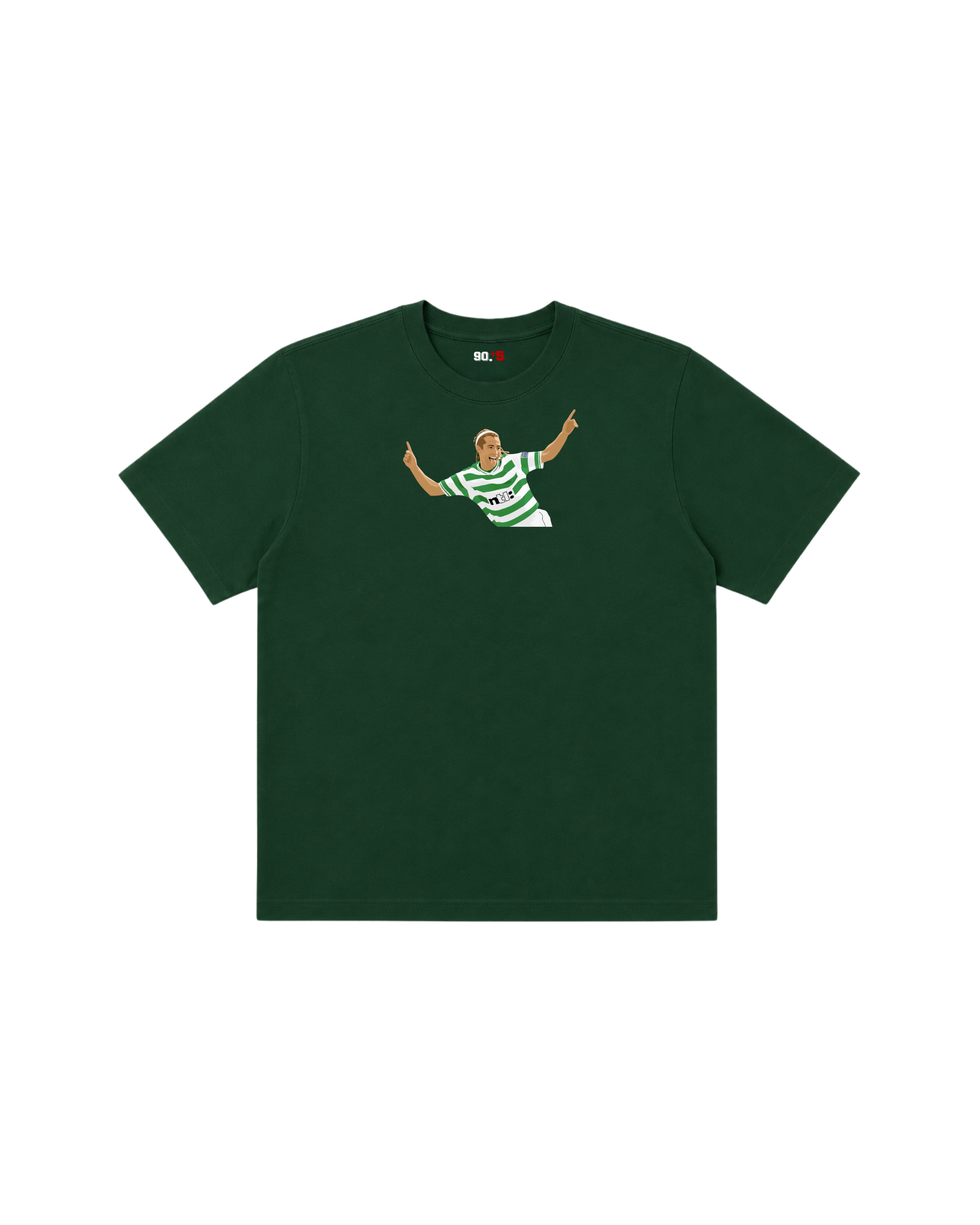 Celtic FC - Larsson | Printed Club Classic T-Shirt