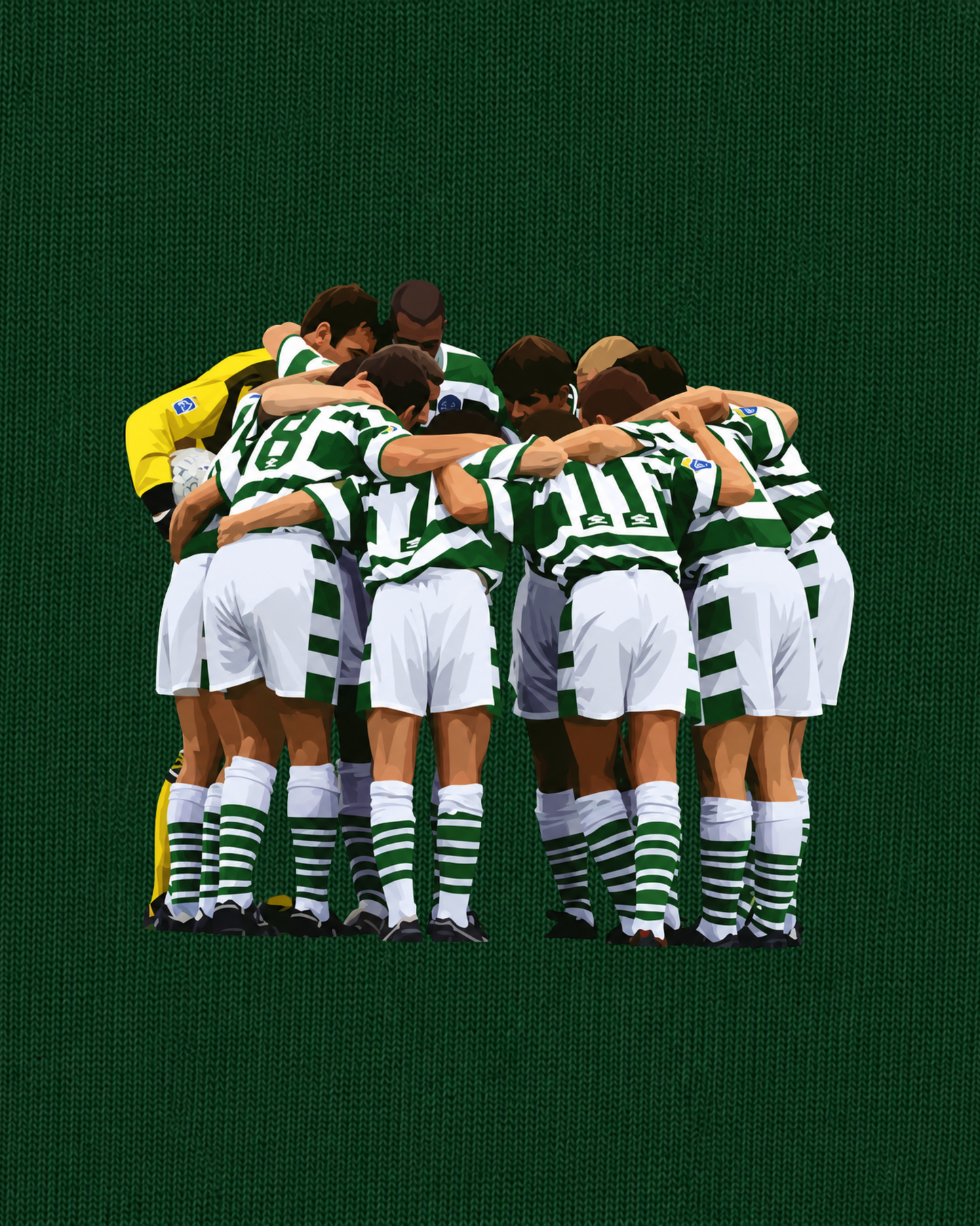Celtic FC - The Huddle | Printed Club Classic T-Shirt