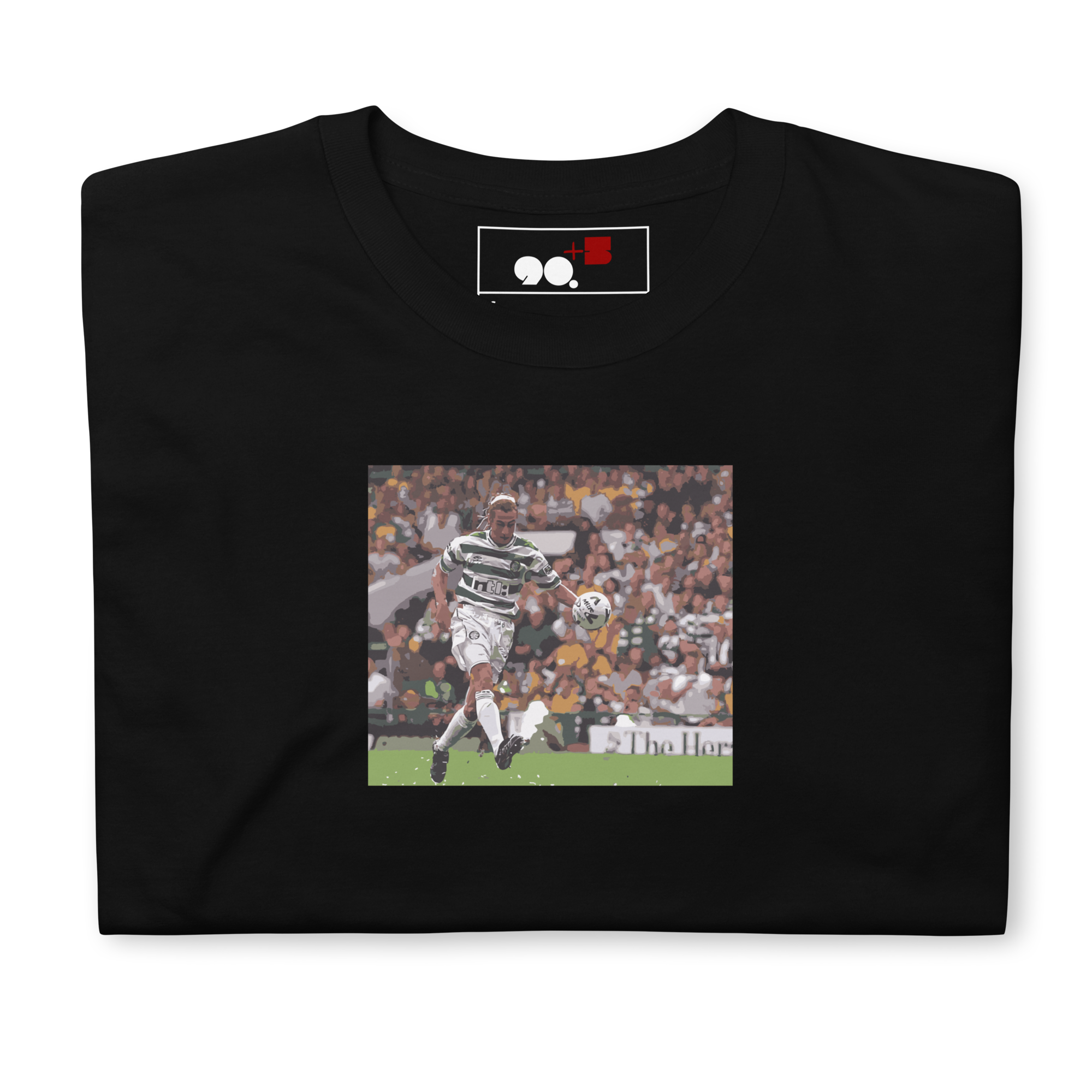 Celtic - Larsson Chip vs Rangers | Printed Club Classic T-Shirt