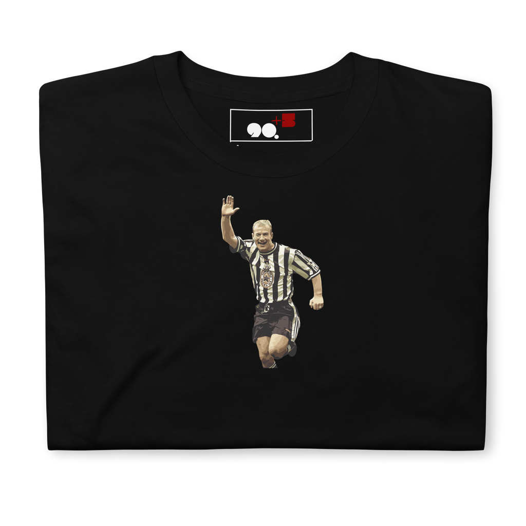 Newcastle United - Shearer 9 | Printed Club Classic T-Shirt