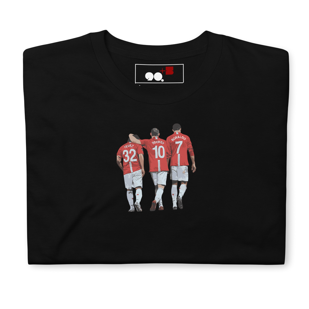 Manchester United - Tevez, Rooney, Ronaldo | Printed Club Classic T-Shirt