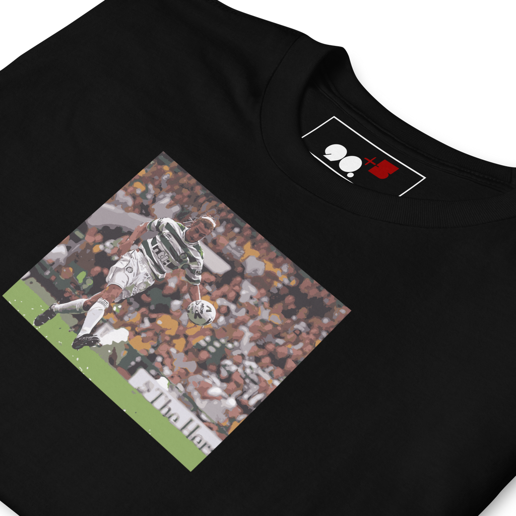 Celtic - Larsson Chip vs Rangers | Printed Club Classic T-Shirt