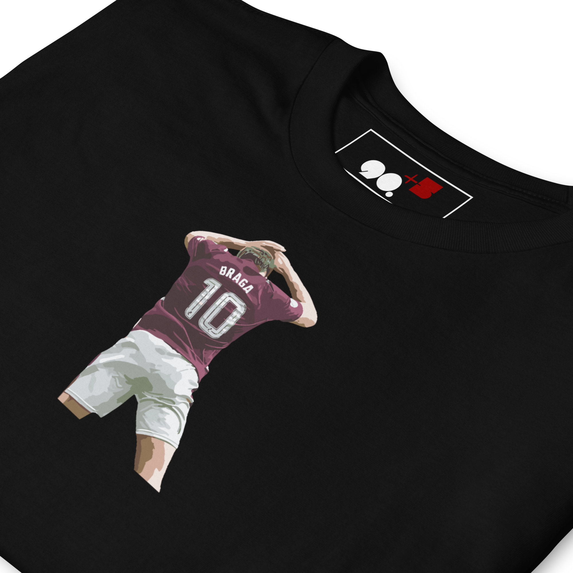 Heart Of Midlothian - Claudio | Printed Club Classic T-Shirt