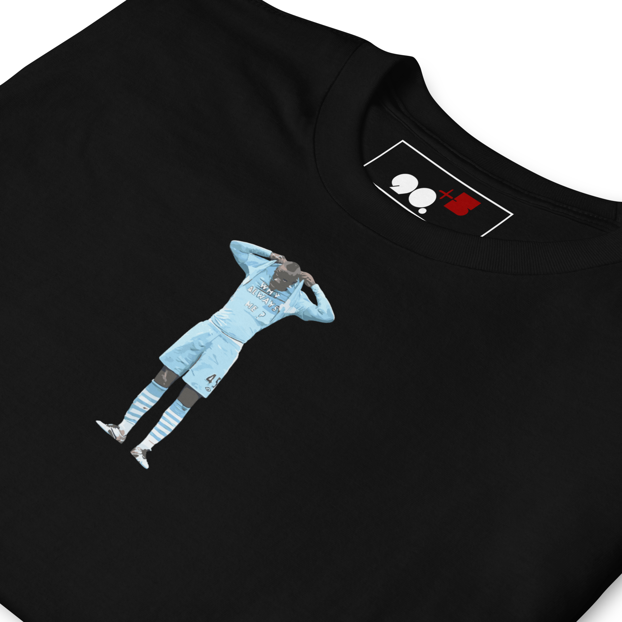 Manchester City - Why Always Balotelli? | Printed Club Classic T-Shirt