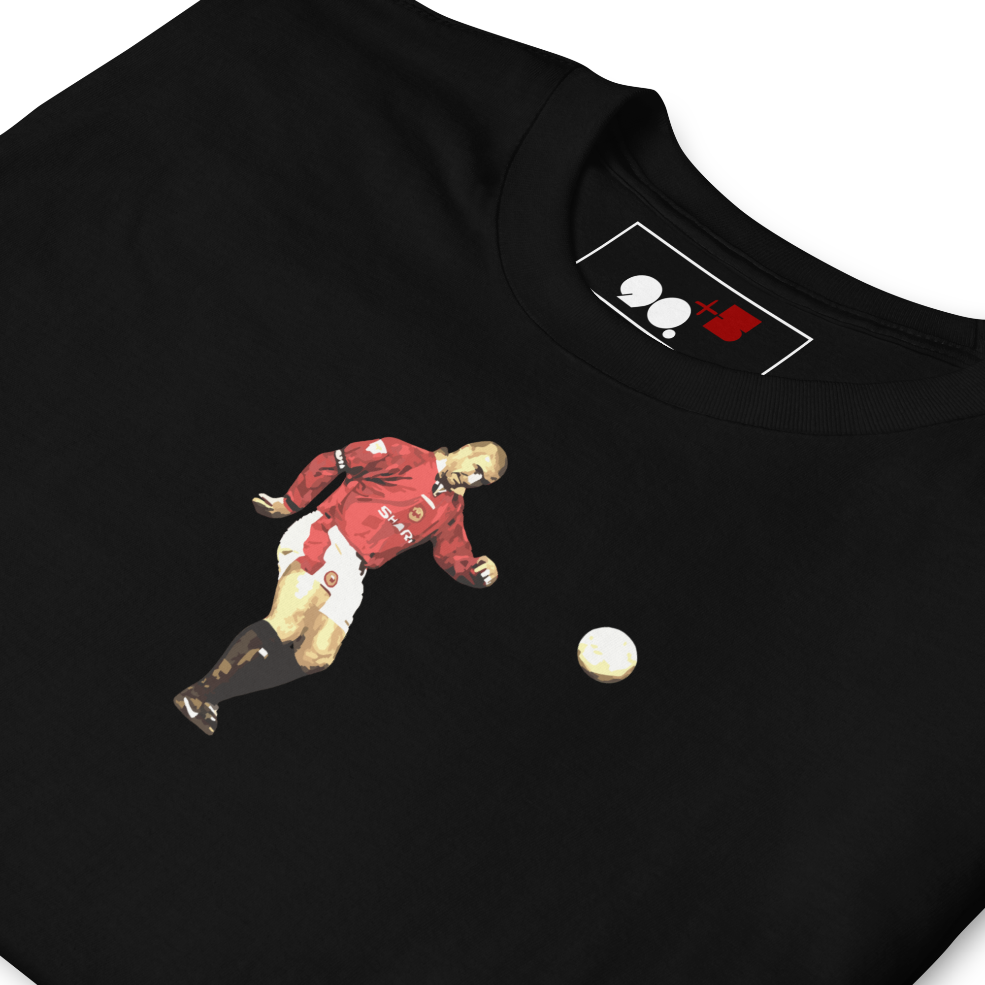 Manchester United - Cantona Chip vs Sunderland | Printed Club Classic T-Shirt