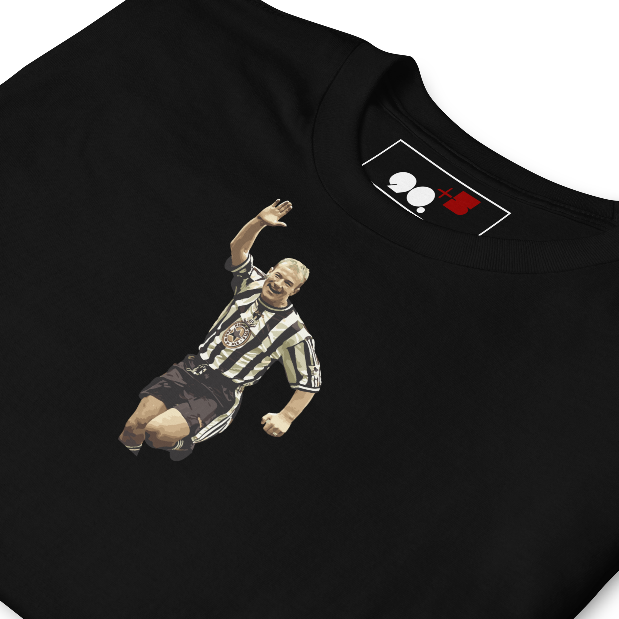 Newcastle United - Shearer 9 | Printed Club Classic T-Shirt