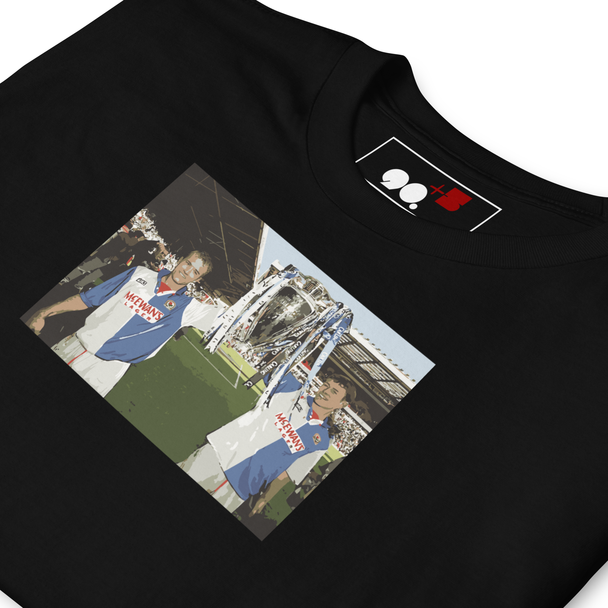 Blackburn Rovers - Shearer & Sutton | Printed Club Classic T-Shirt