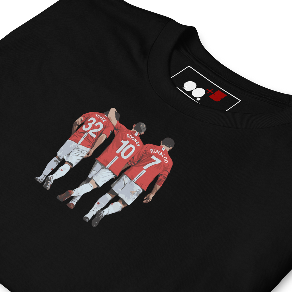 Manchester United - Tevez, Rooney, Ronaldo | Printed Club Classic T-Shirt