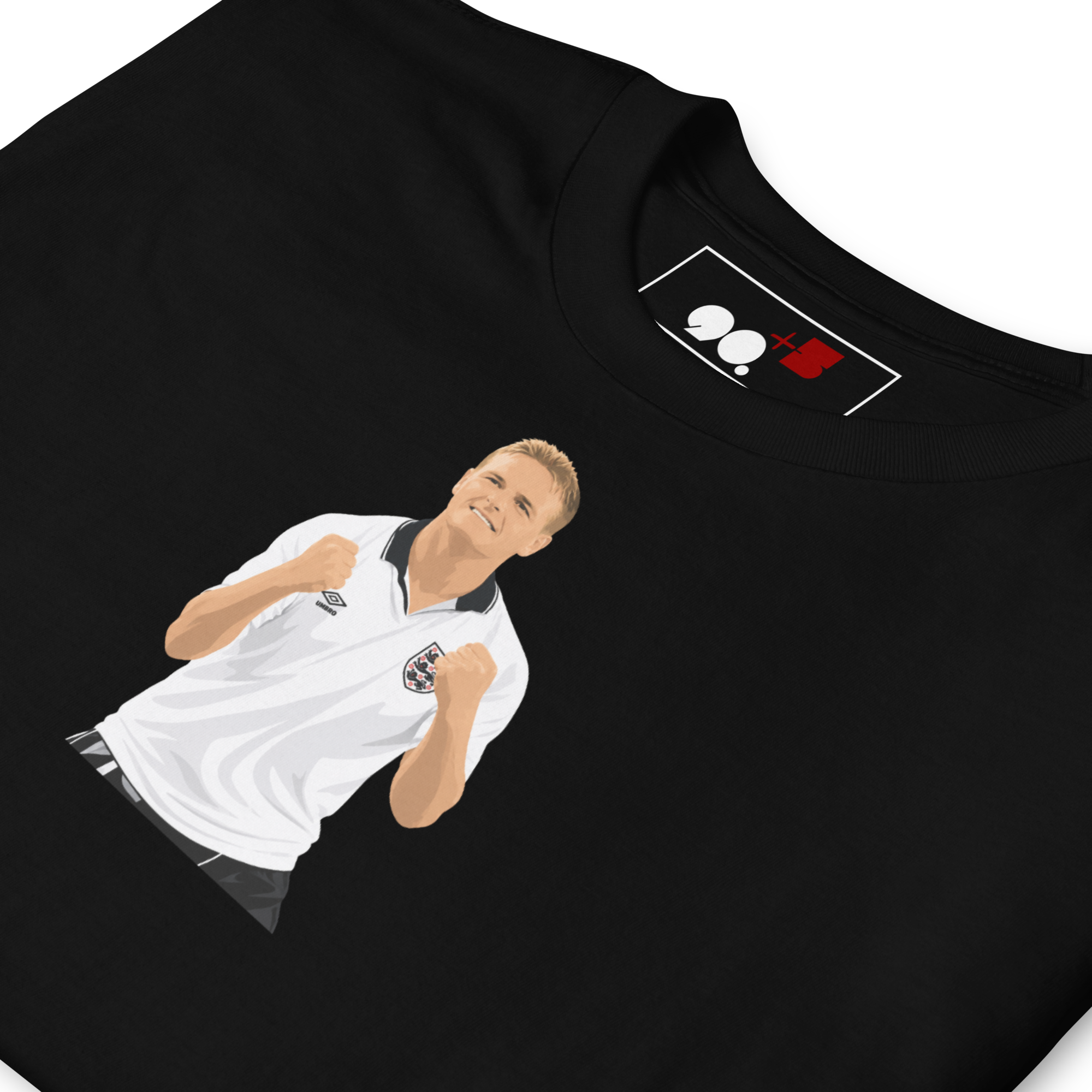 England - Gazza | Printed Club Classic T-Shirt