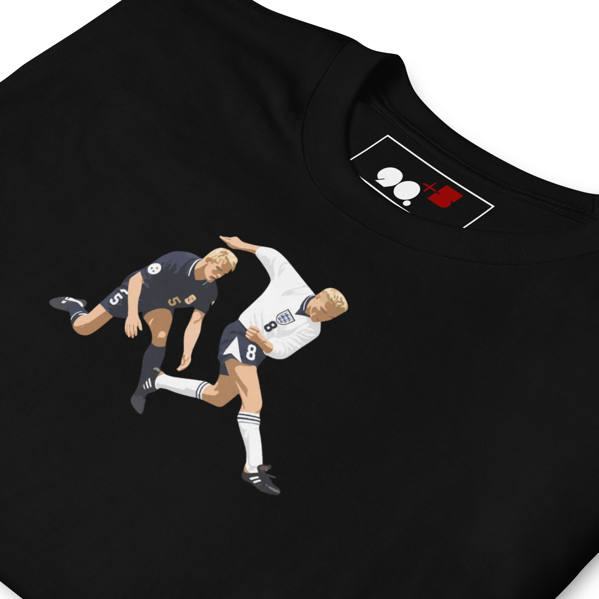 England - Gazza vs Scotland | Printed Club Classic T-Shirt