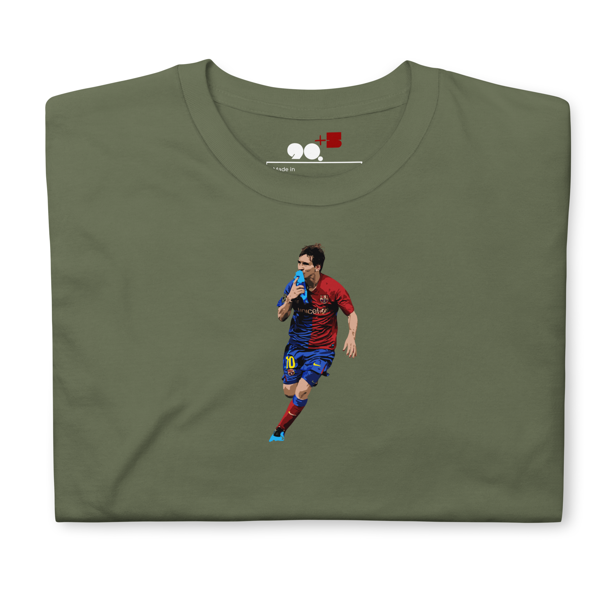 Barcelona - Leo vs Man Utd UCL Final 2009 | Printed Club Classic T-Shirt