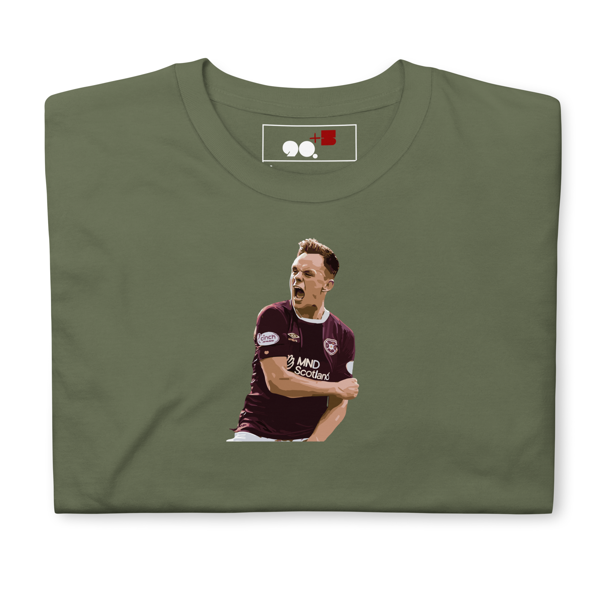 Heart Of Midlothian - Shankland | Printed Club Classic T-Shirt