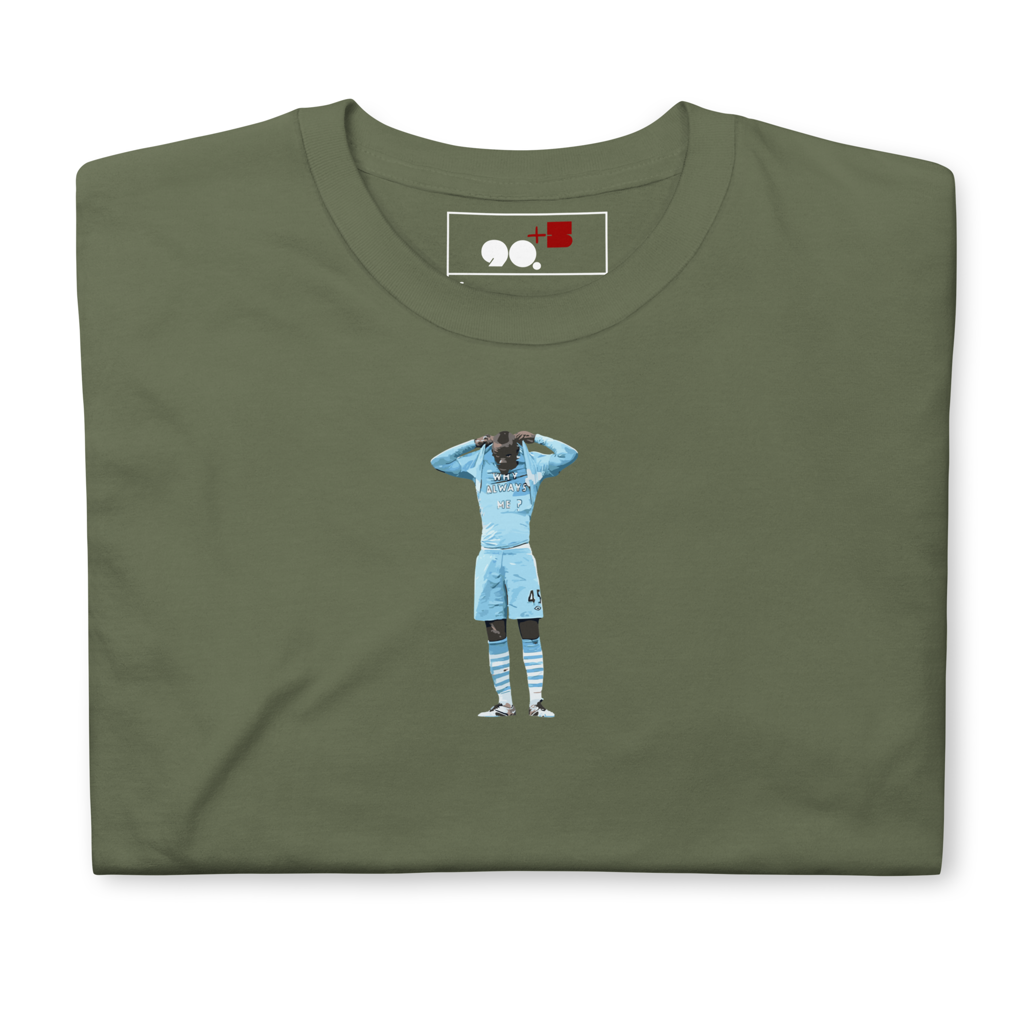 Manchester City - Why Always Balotelli? | Printed Club Classic T-Shirt