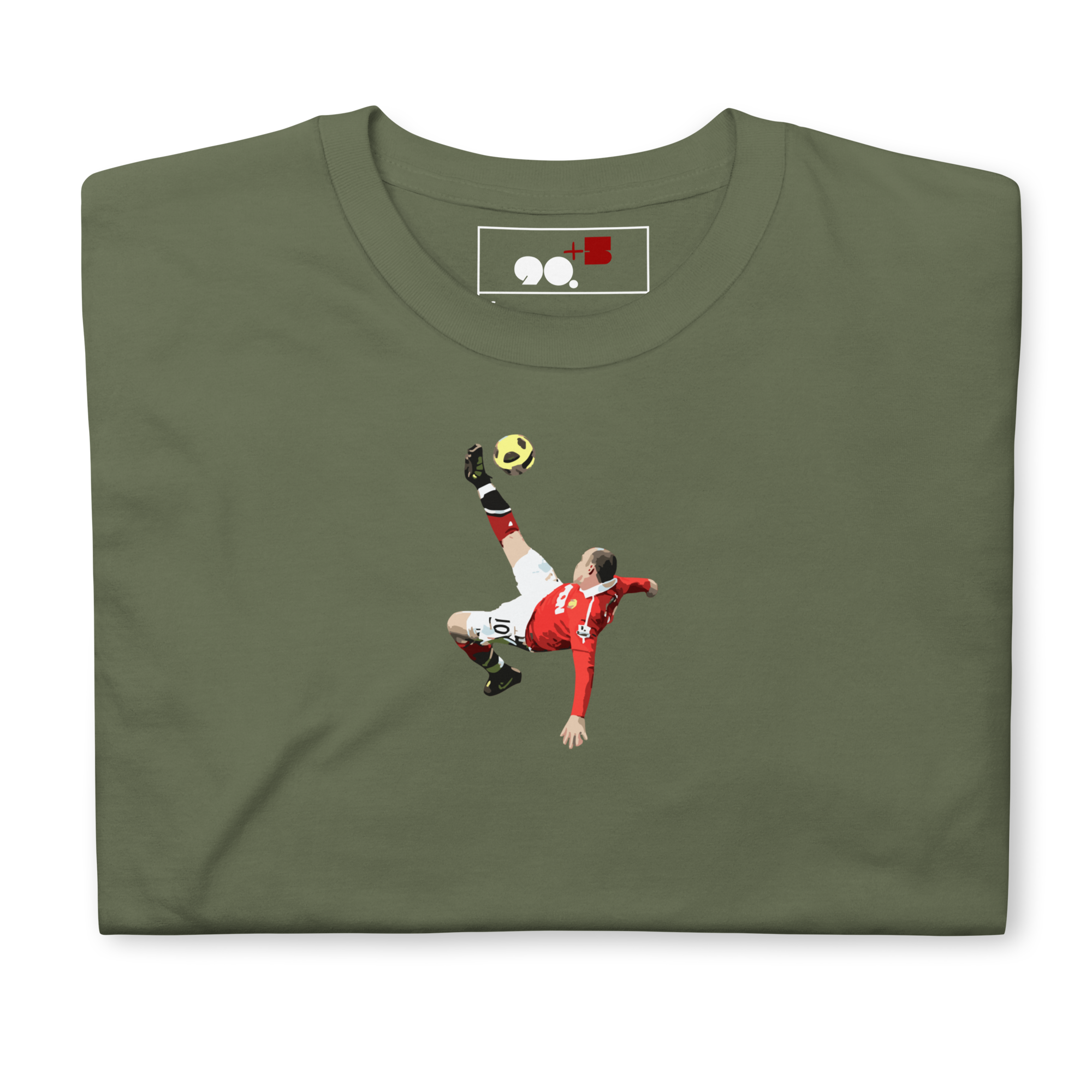 Manchester United - Rooney Overhead vs City | Printed Club Classic T-Shirt