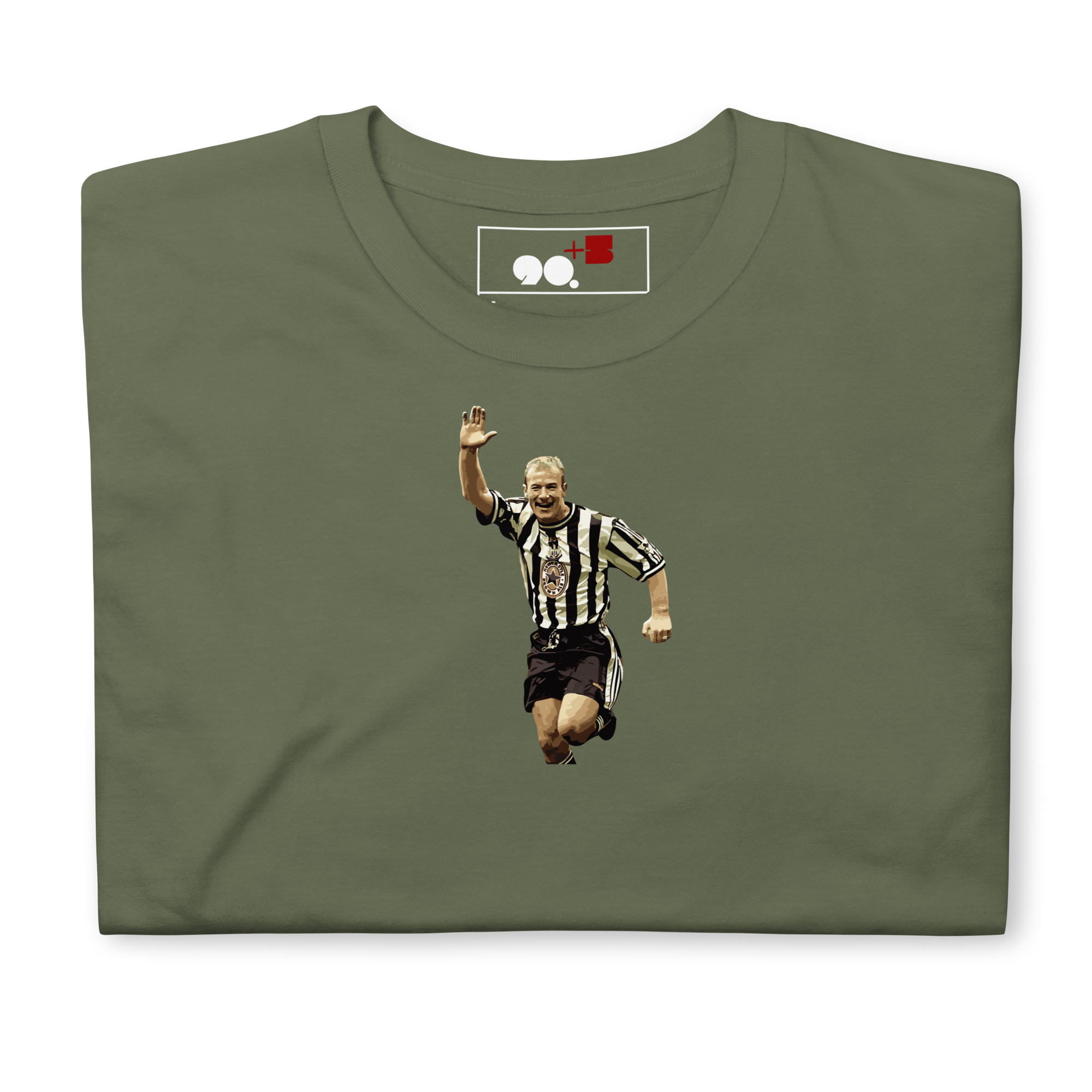 Newcastle United - Shearer 9 | Printed Club Classic T-Shirt
