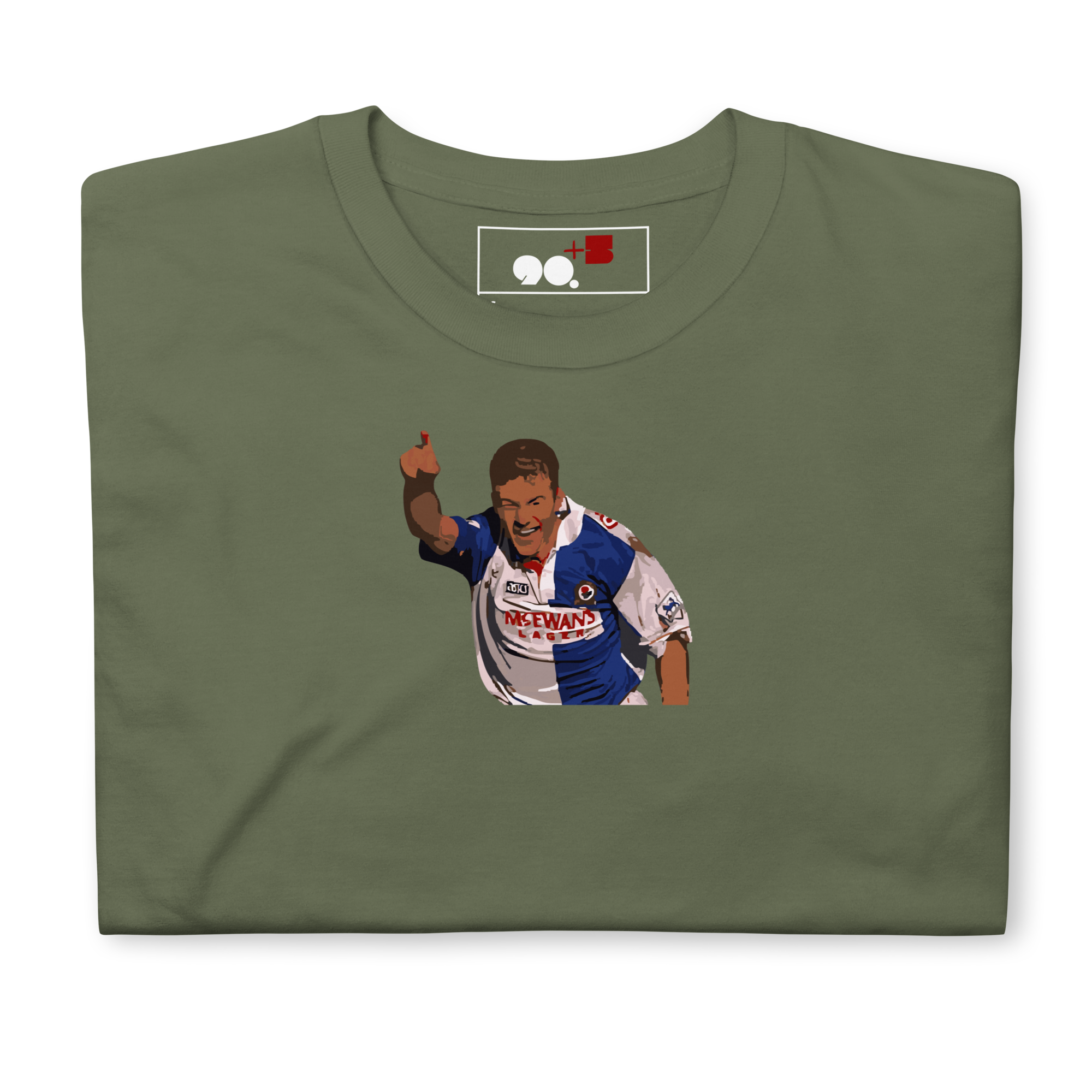 Blackburn Rovers - Shearer | Printed Club Classic T-Shirt