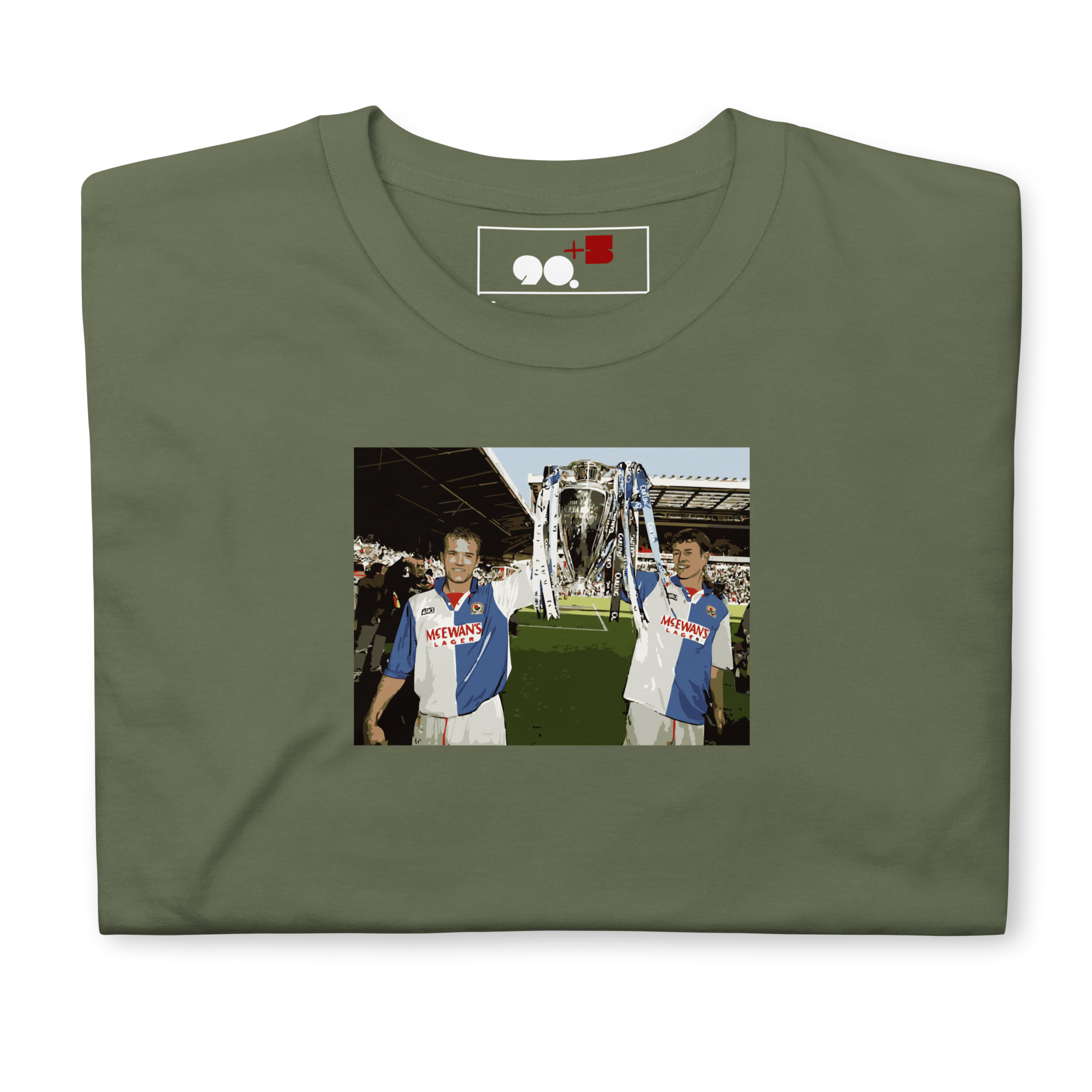Blackburn Rovers - Shearer & Sutton | Printed Club Classic T-Shirt