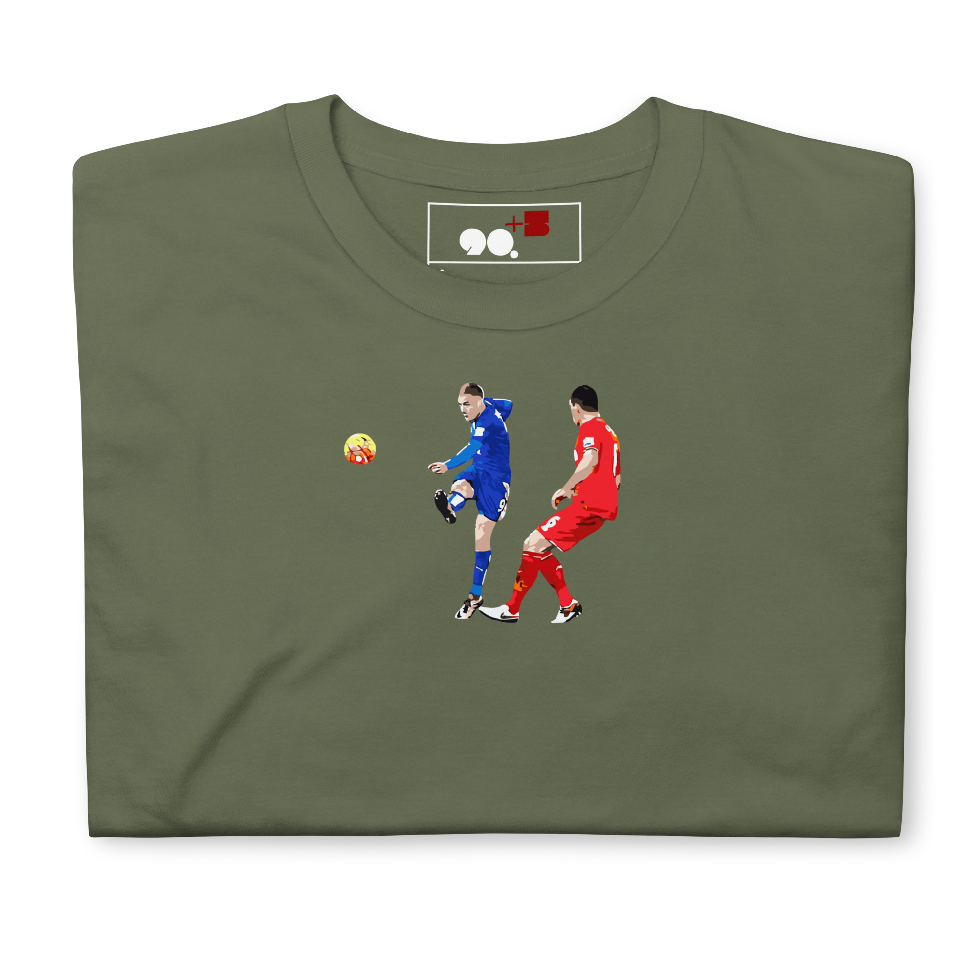 Leicester City - Vardy vs Liverpool | Printed Club Classic T-Shirt