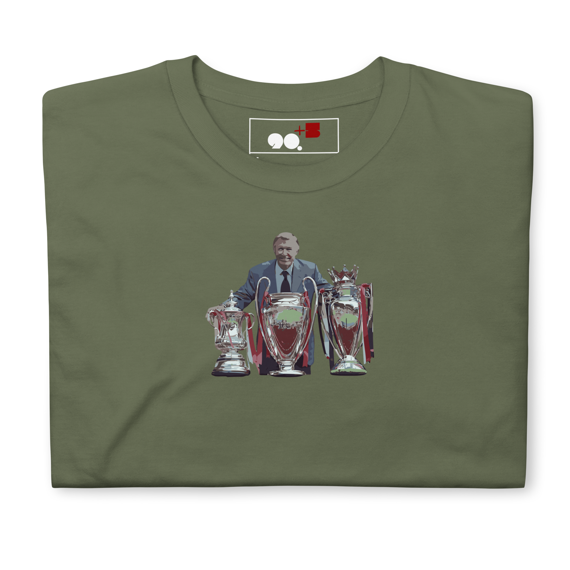 Manchester United - Treble | Printed Club Classic T-Shirt