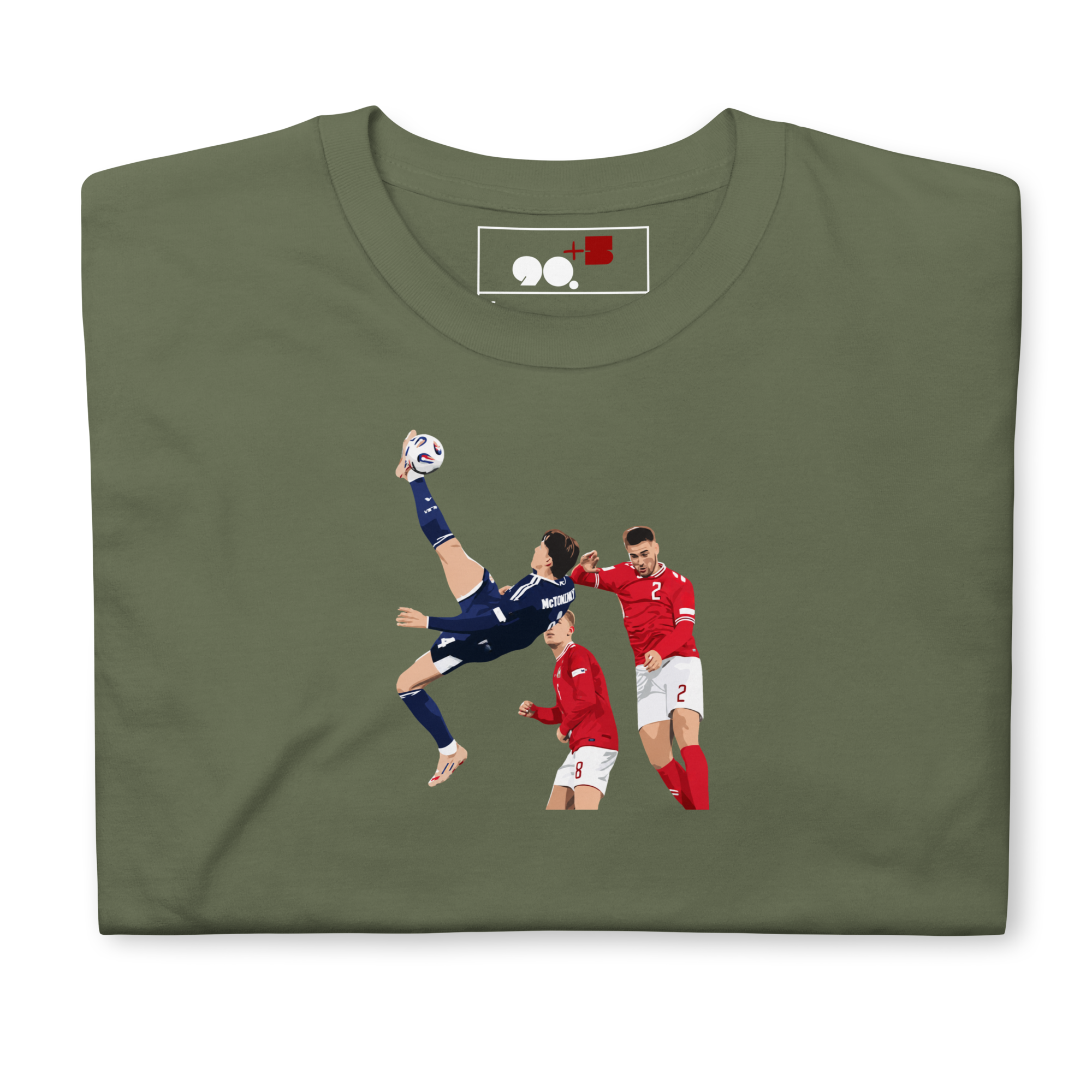 Scotland - McTominay vs Denmark | Printed Club Classic T-Shirt