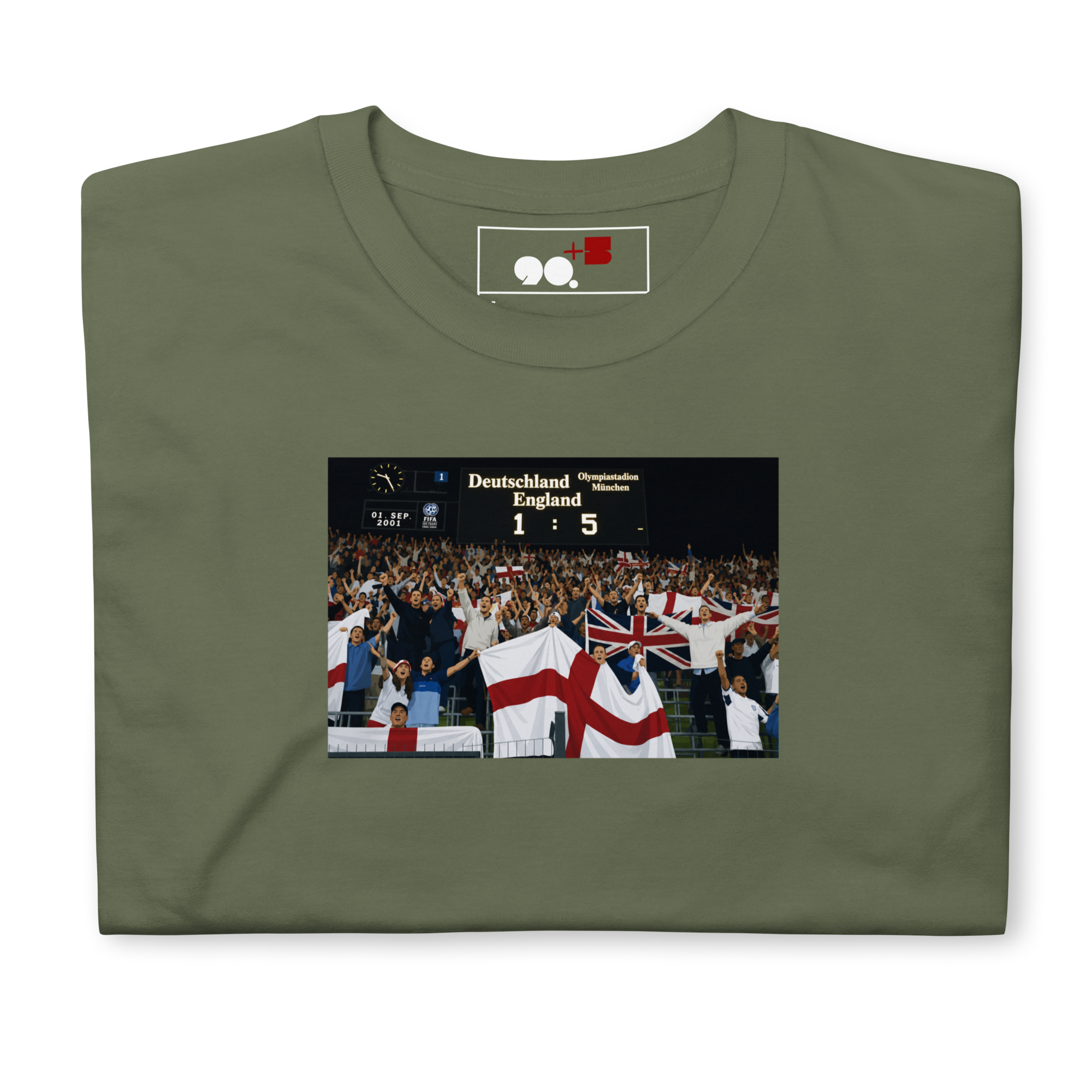 England - 5-1 vs Germany | Printed Club Classic T-Shirt