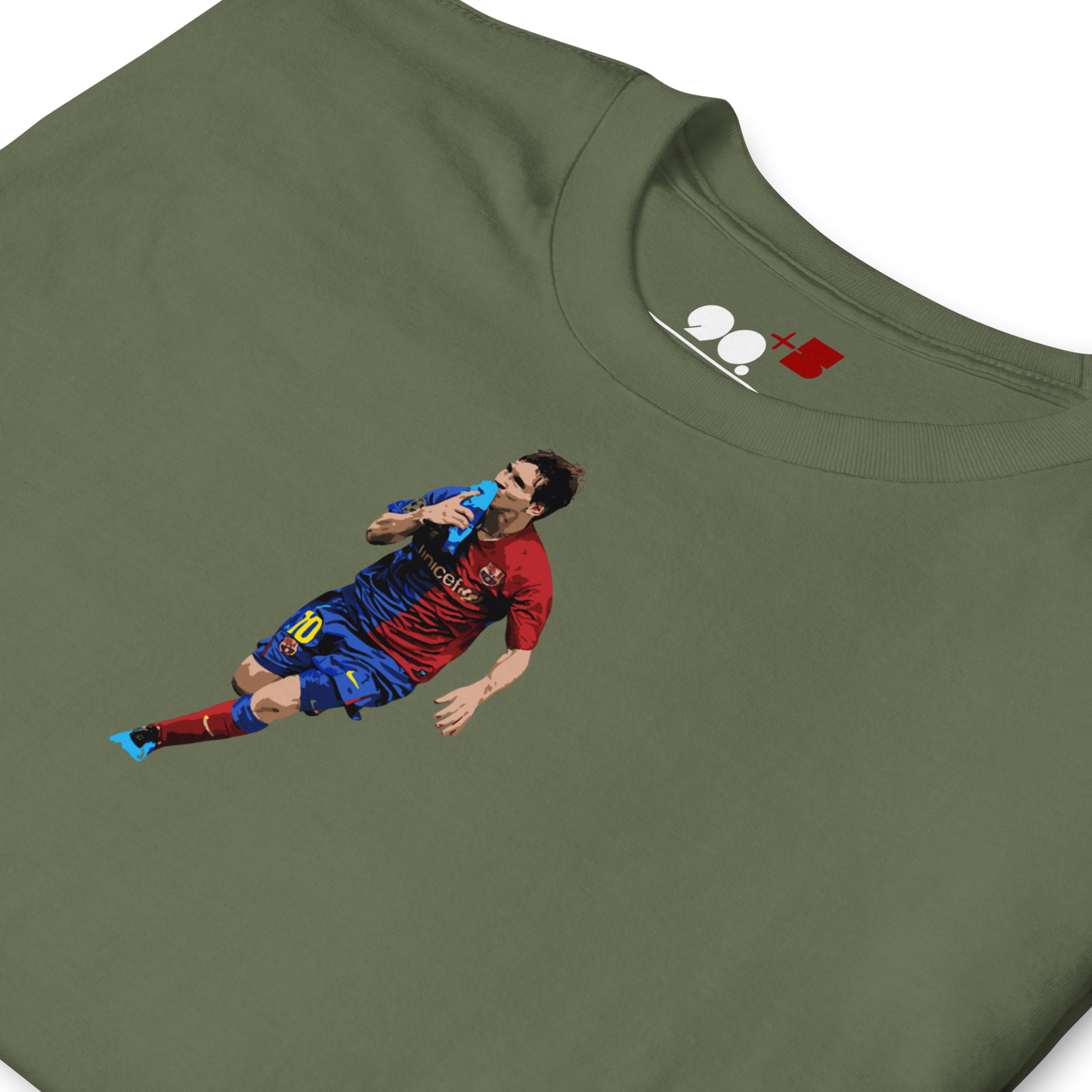 Barcelona - Leo vs Man Utd UCL Final 2009 | Printed Club Classic T-Shirt