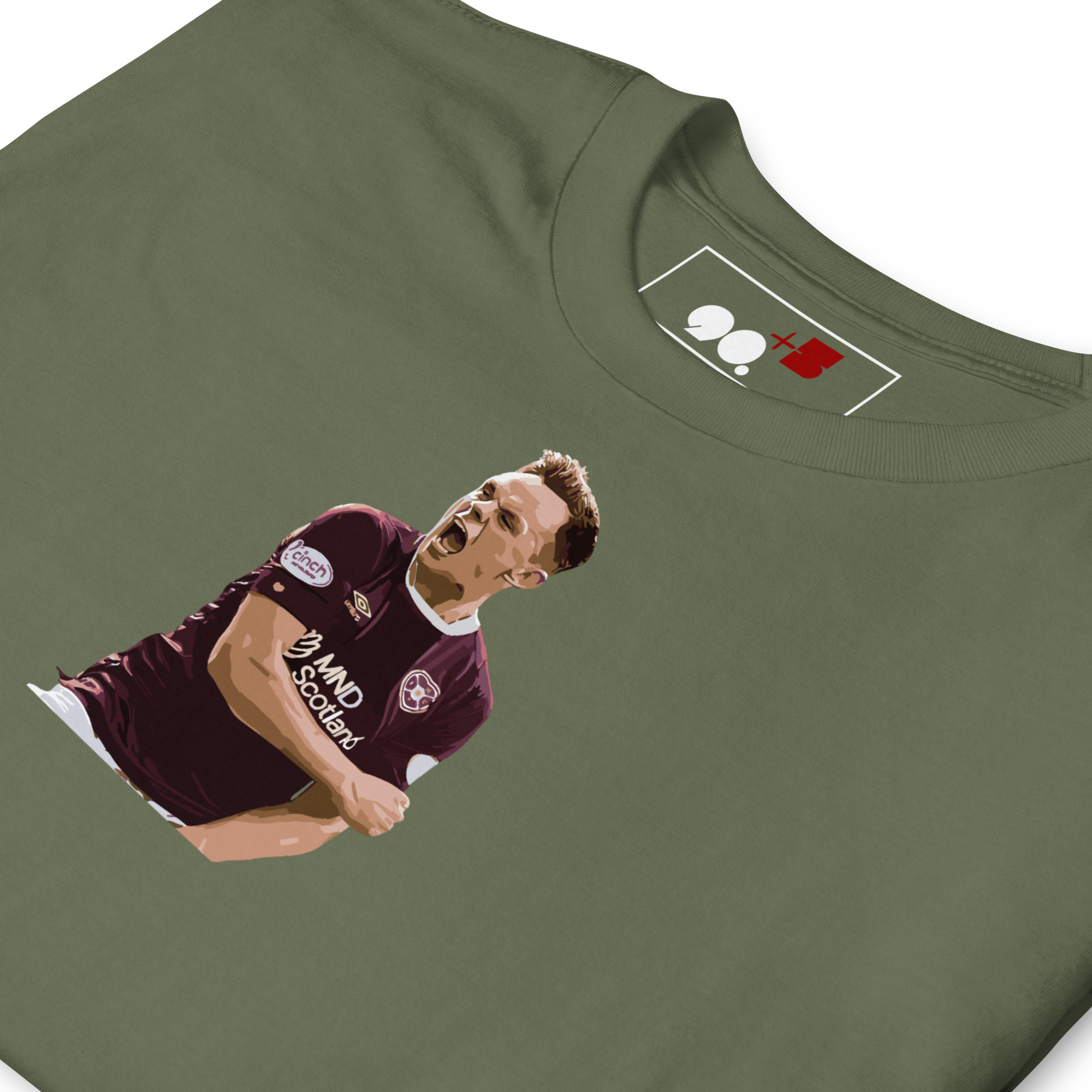 Heart Of Midlothian - Shankland | Printed Club Classic T-Shirt