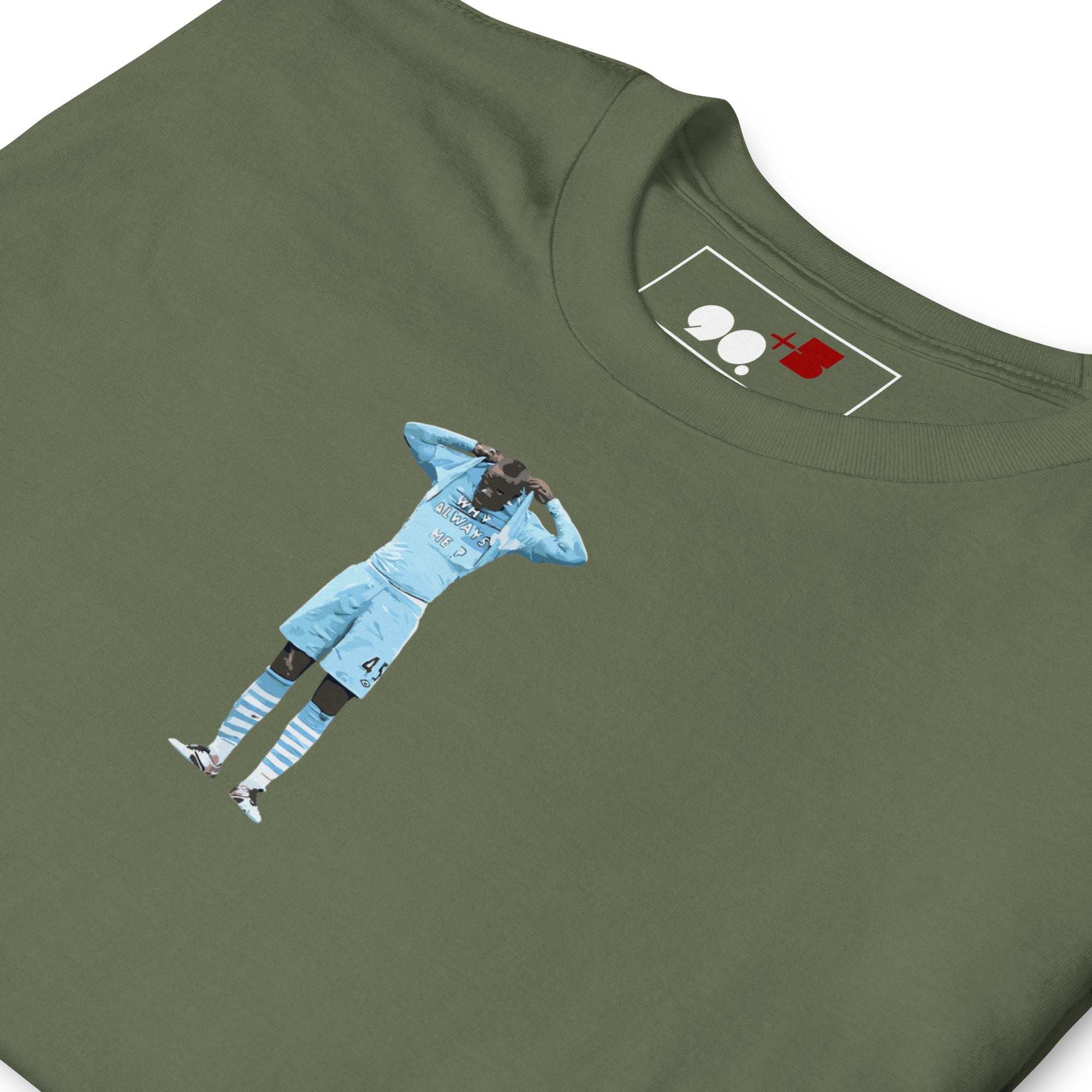 Manchester City - Why Always Balotelli? | Printed Club Classic T-Shirt