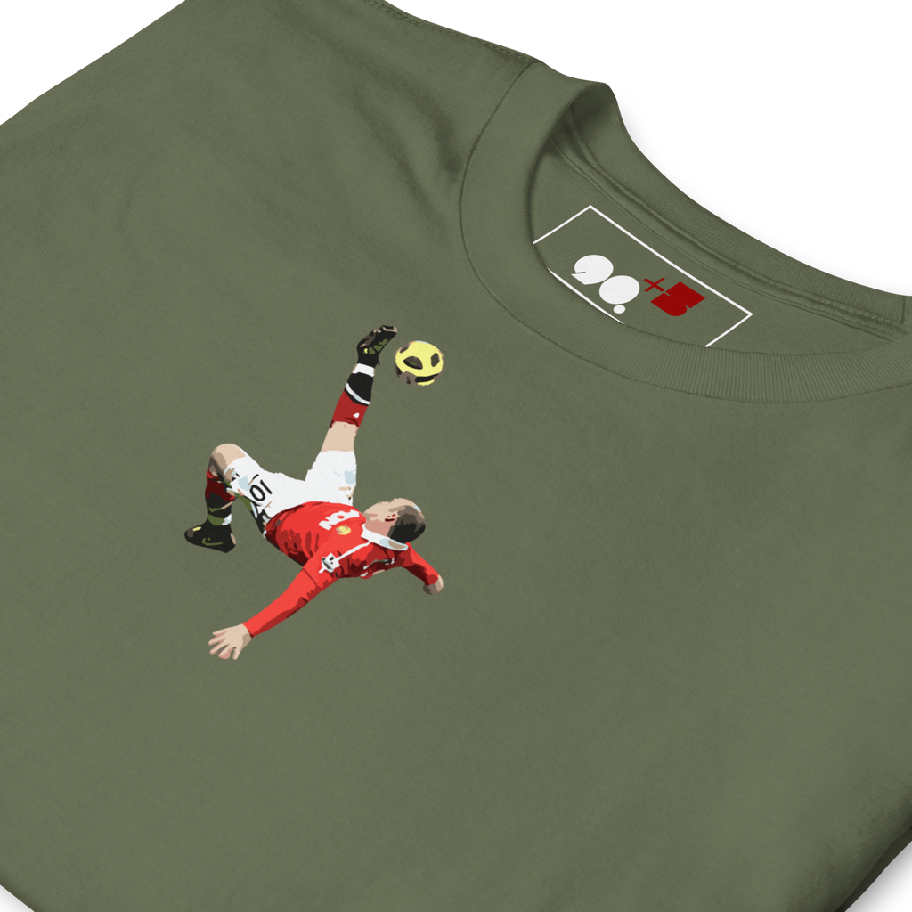 Manchester United - Rooney Overhead vs City | Printed Club Classic T-Shirt