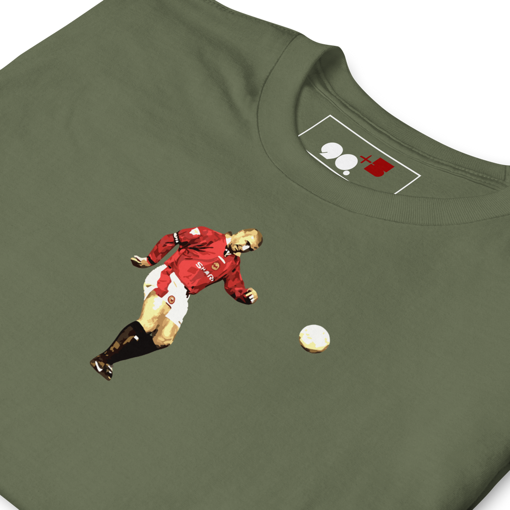 Manchester United - Cantona Chip vs Sunderland | Printed Club Classic T-Shirt