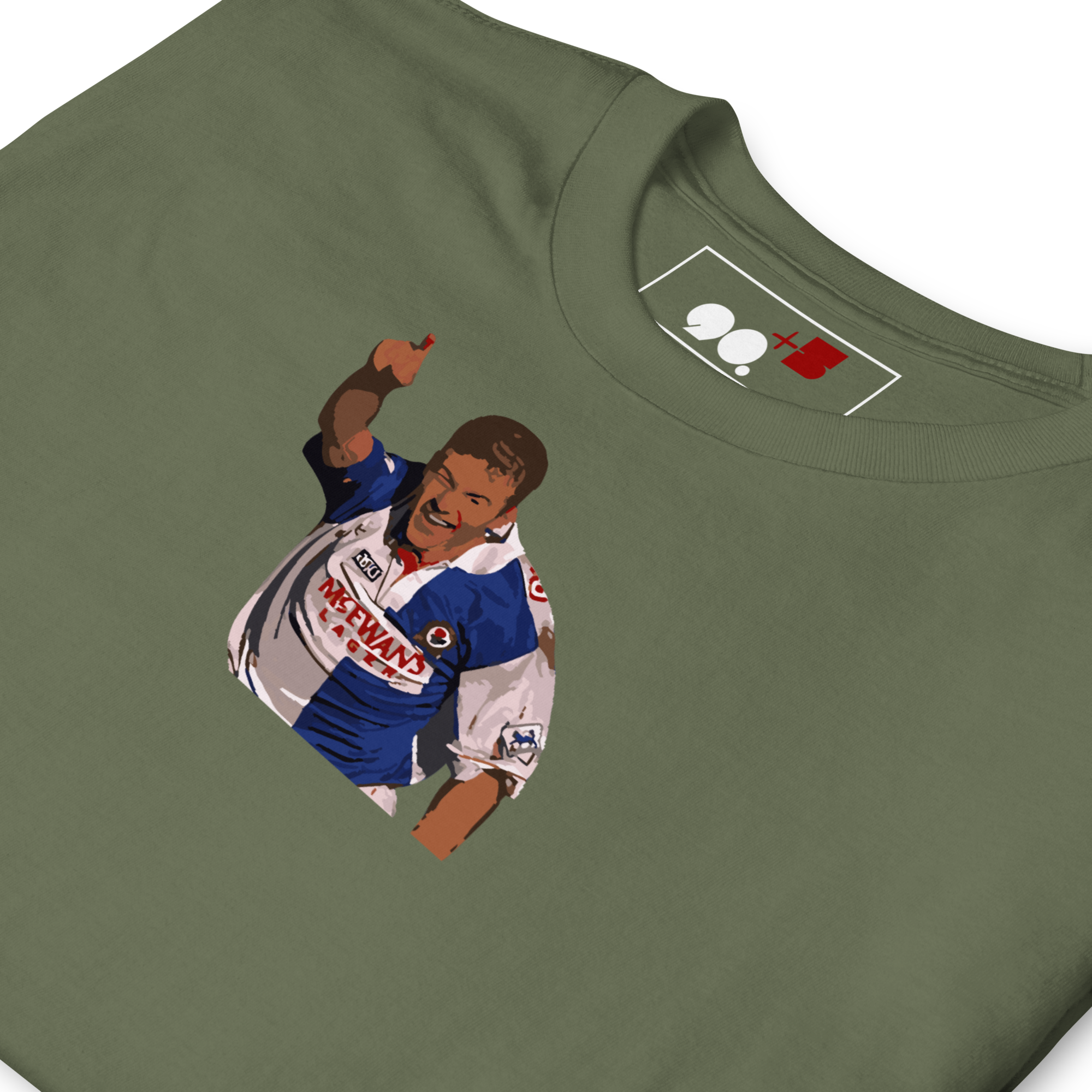 Blackburn Rovers - Shearer | Printed Club Classic T-Shirt