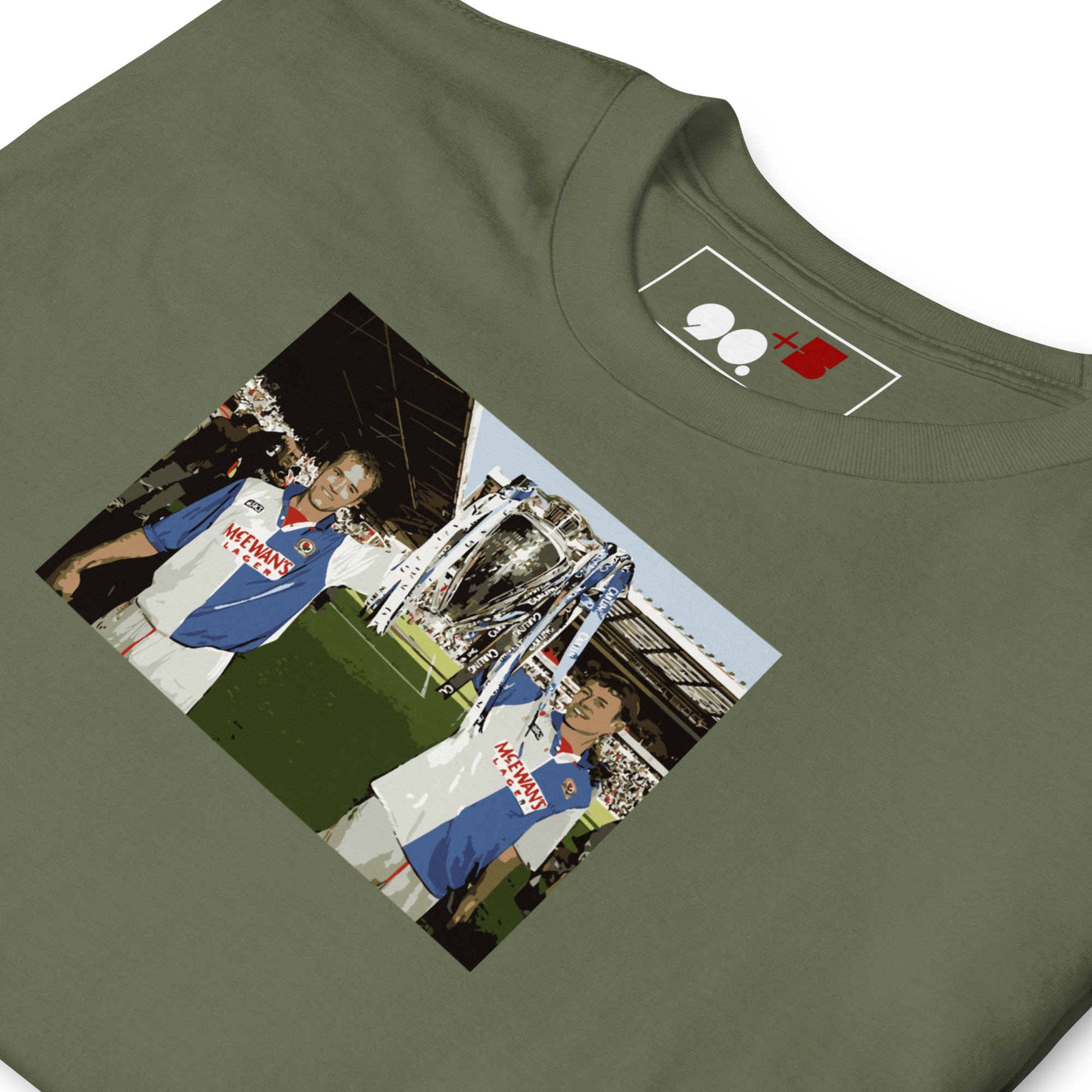 Blackburn Rovers - Shearer & Sutton | Printed Club Classic T-Shirt