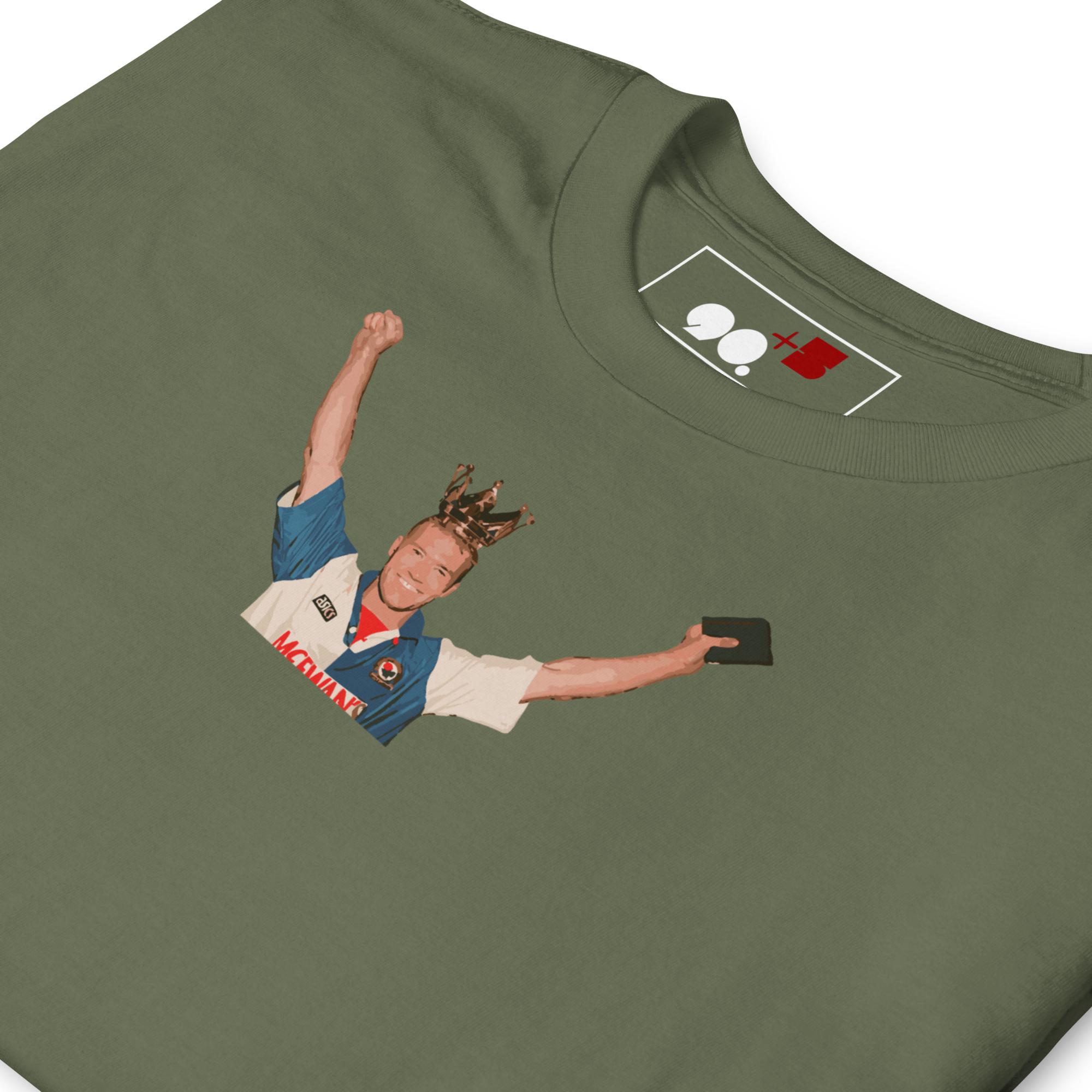 Blackburn Rovers - Shearer Premier League | Printed Club Classic T-Shirt