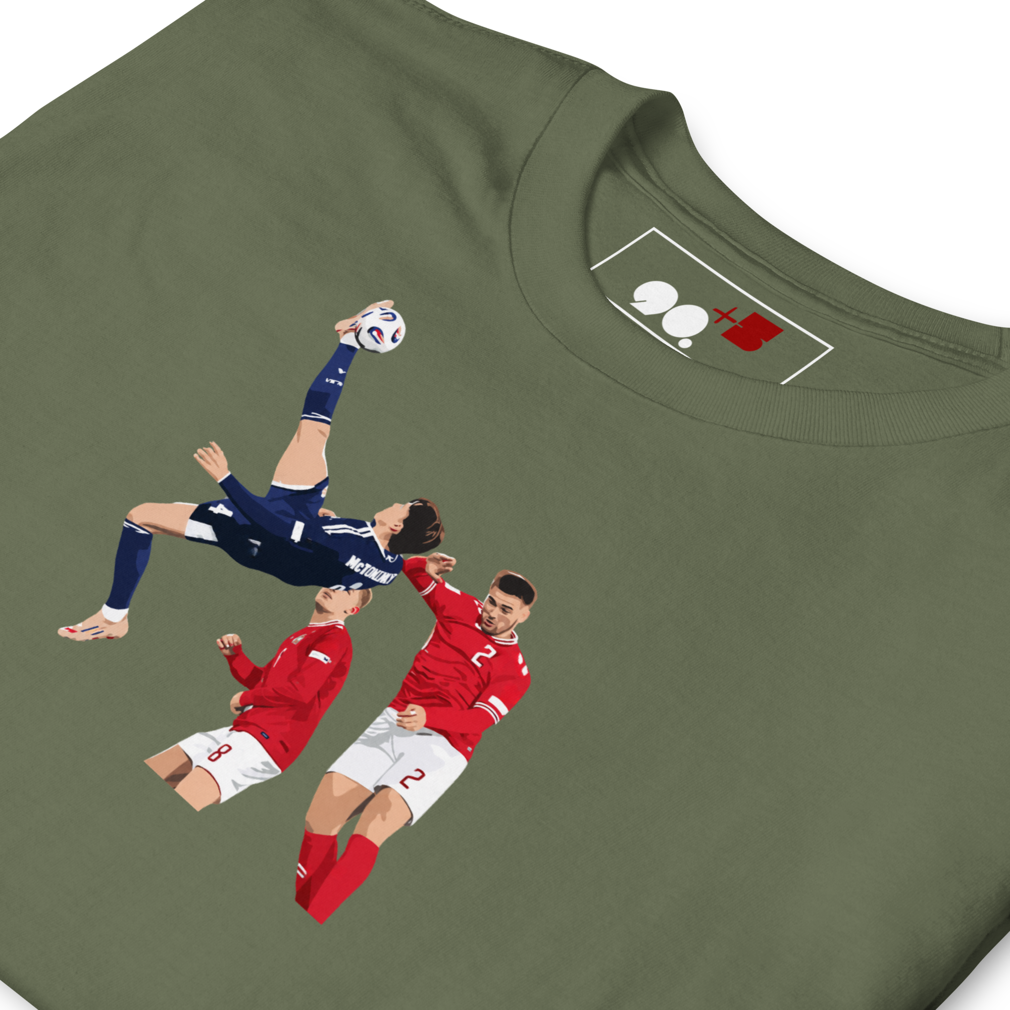 Scotland - McTominay vs Denmark | Printed Club Classic T-Shirt