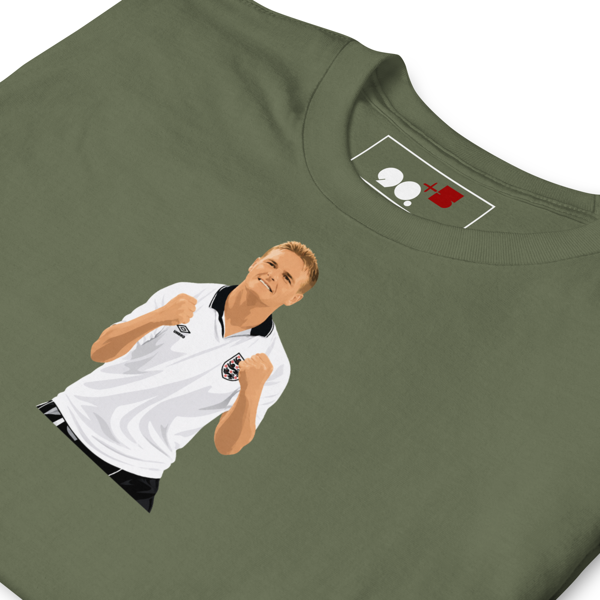 England - Gazza | Printed Club Classic T-Shirt