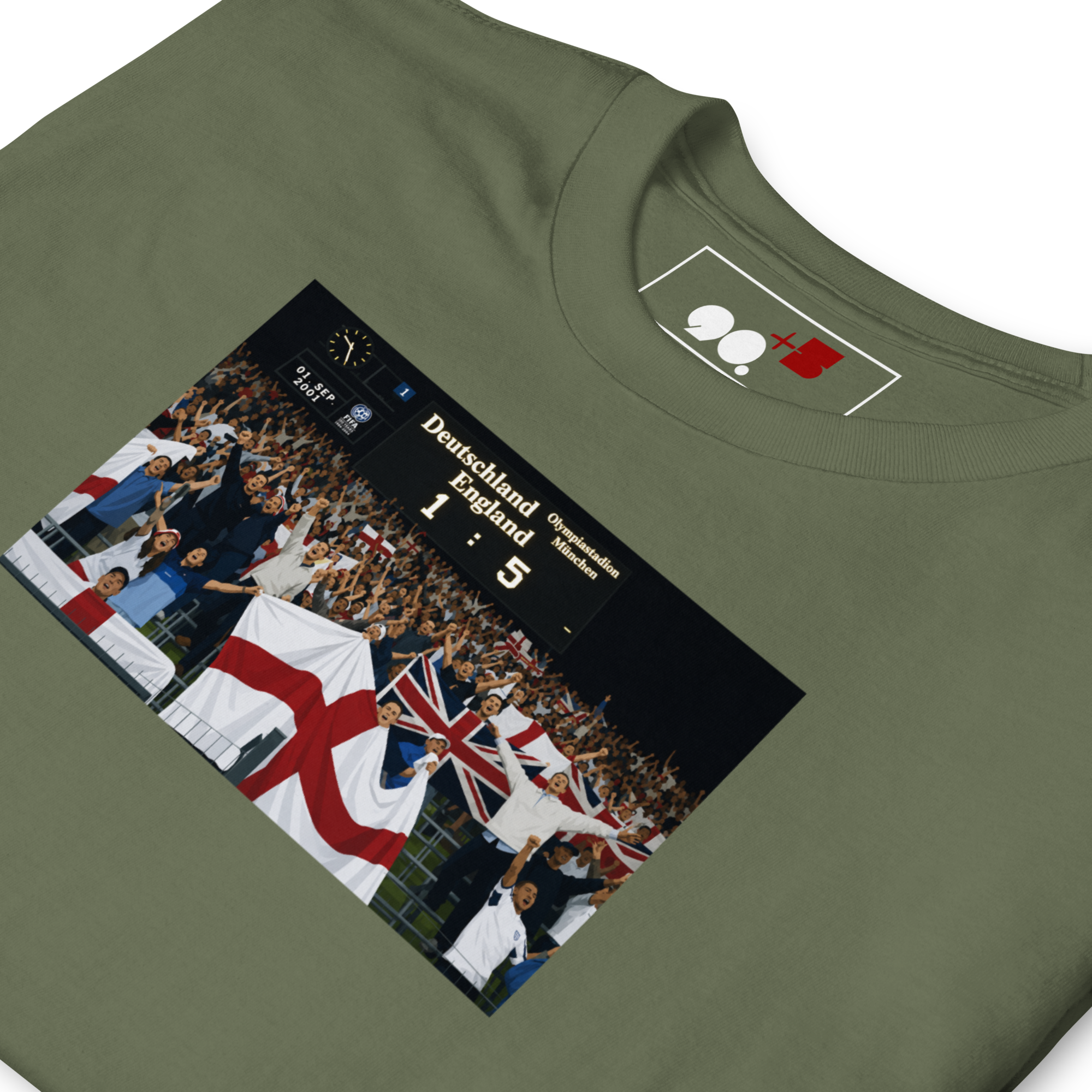 England - 5-1 vs Germany | Printed Club Classic T-Shirt