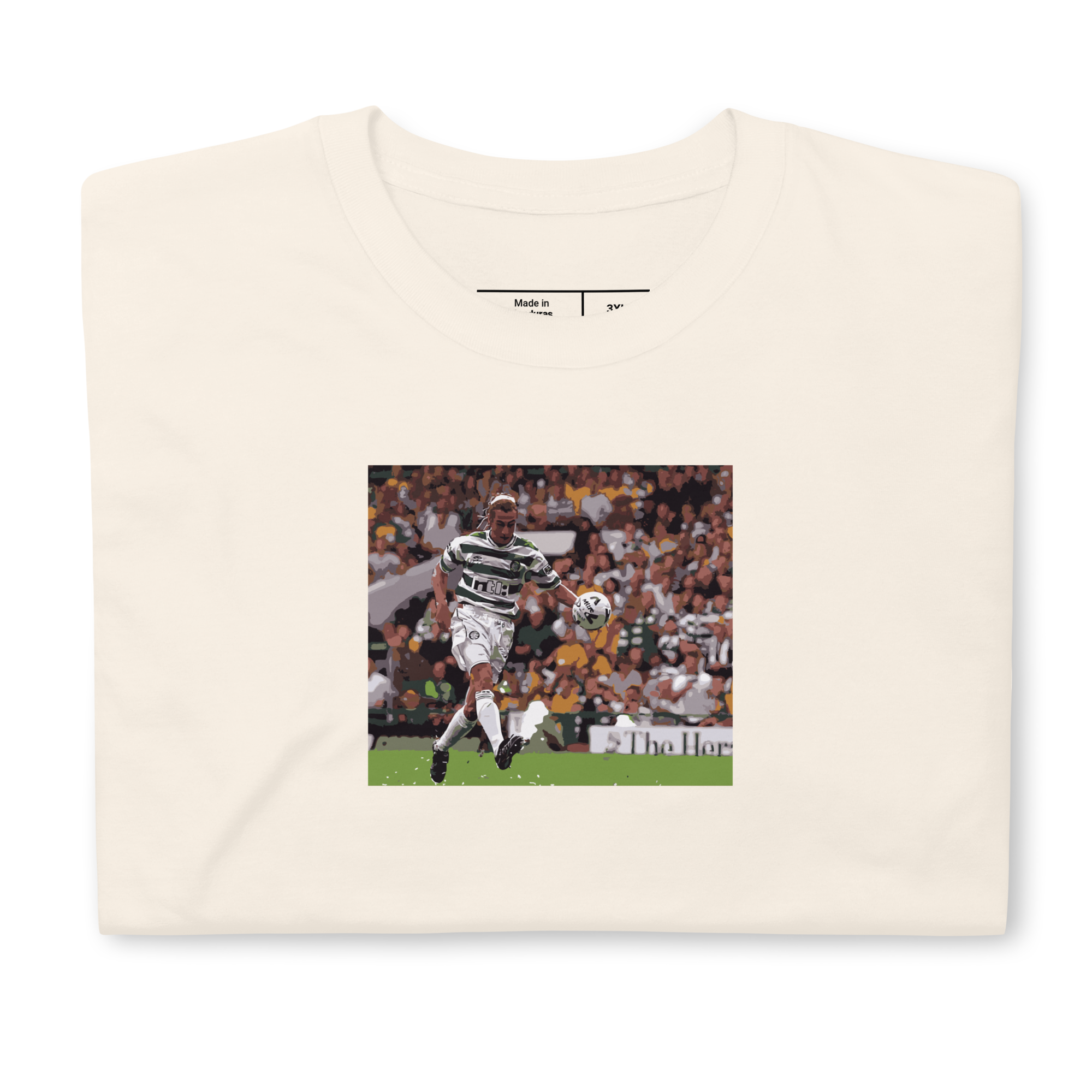 Celtic - Larsson Chip vs Rangers | Printed Club Classic T-Shirt