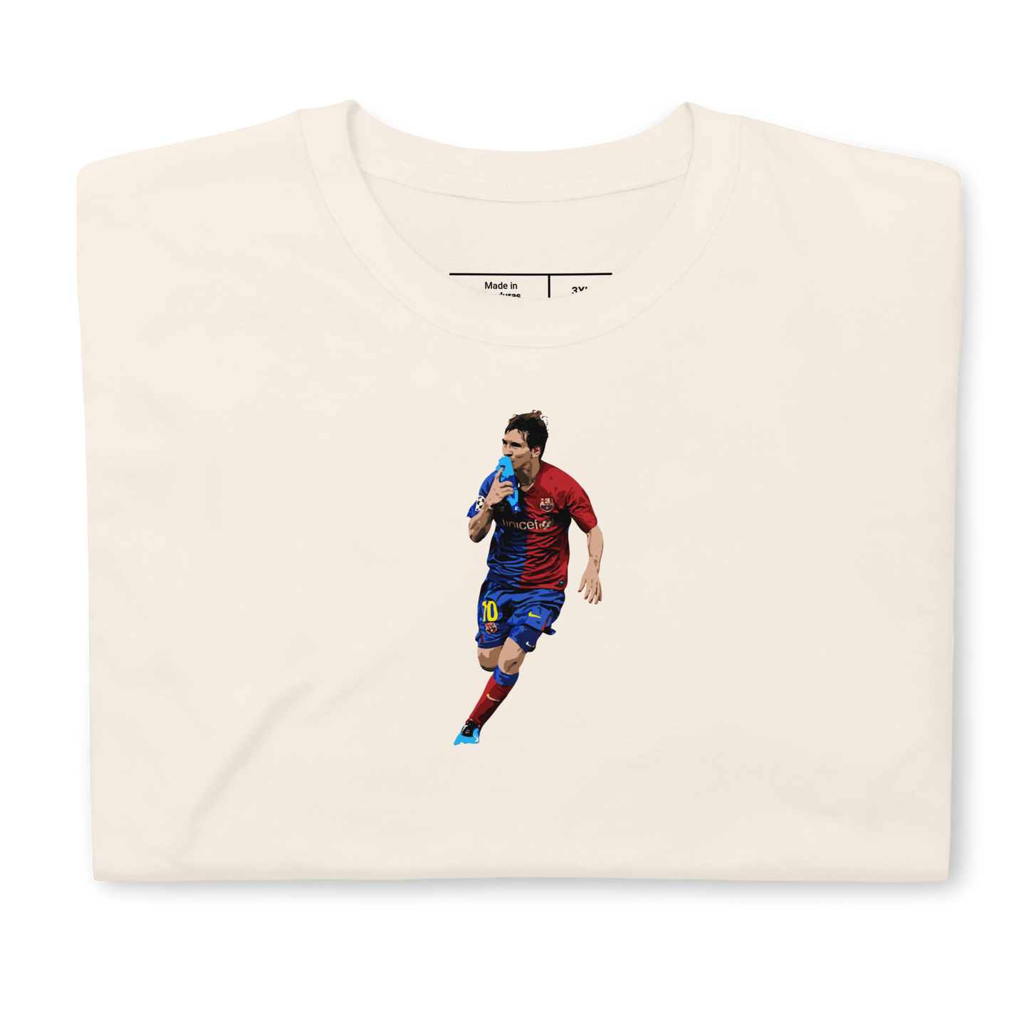 Barcelona - Leo vs Man Utd UCL Final 2009 | Printed Club Classic T-Shirt